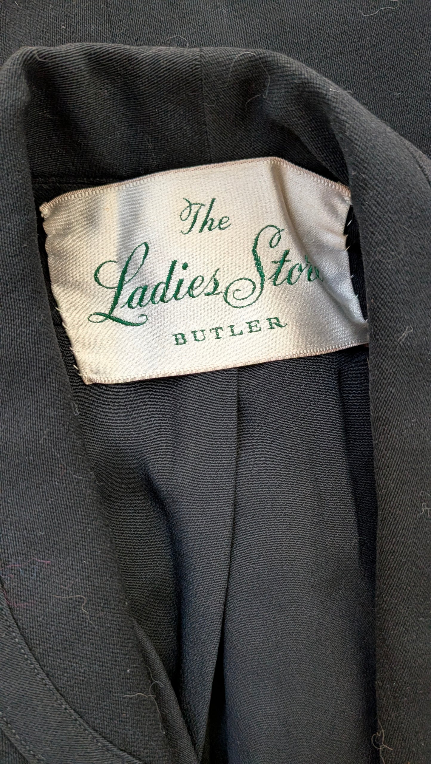 1950s black blazer