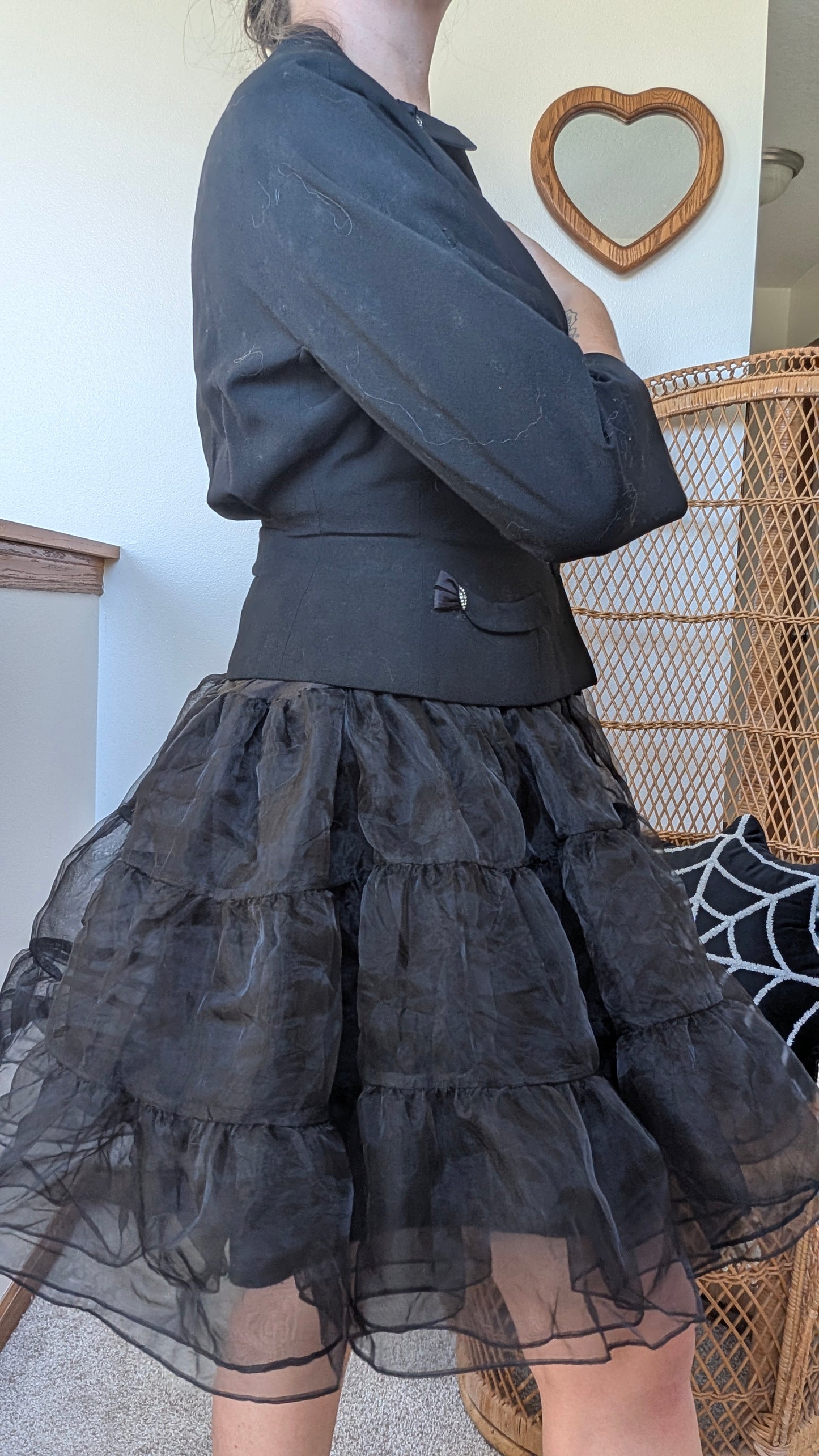1940s black blazer