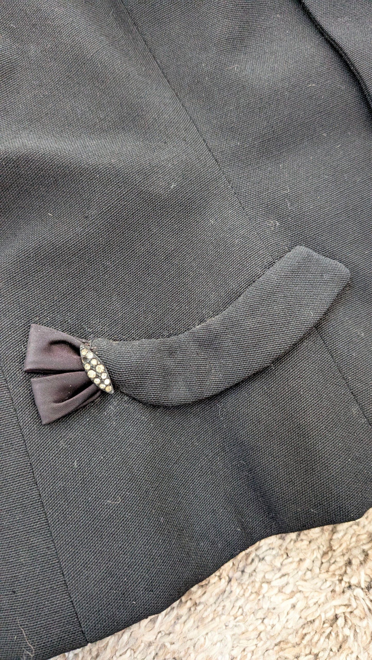 1940s black blazer