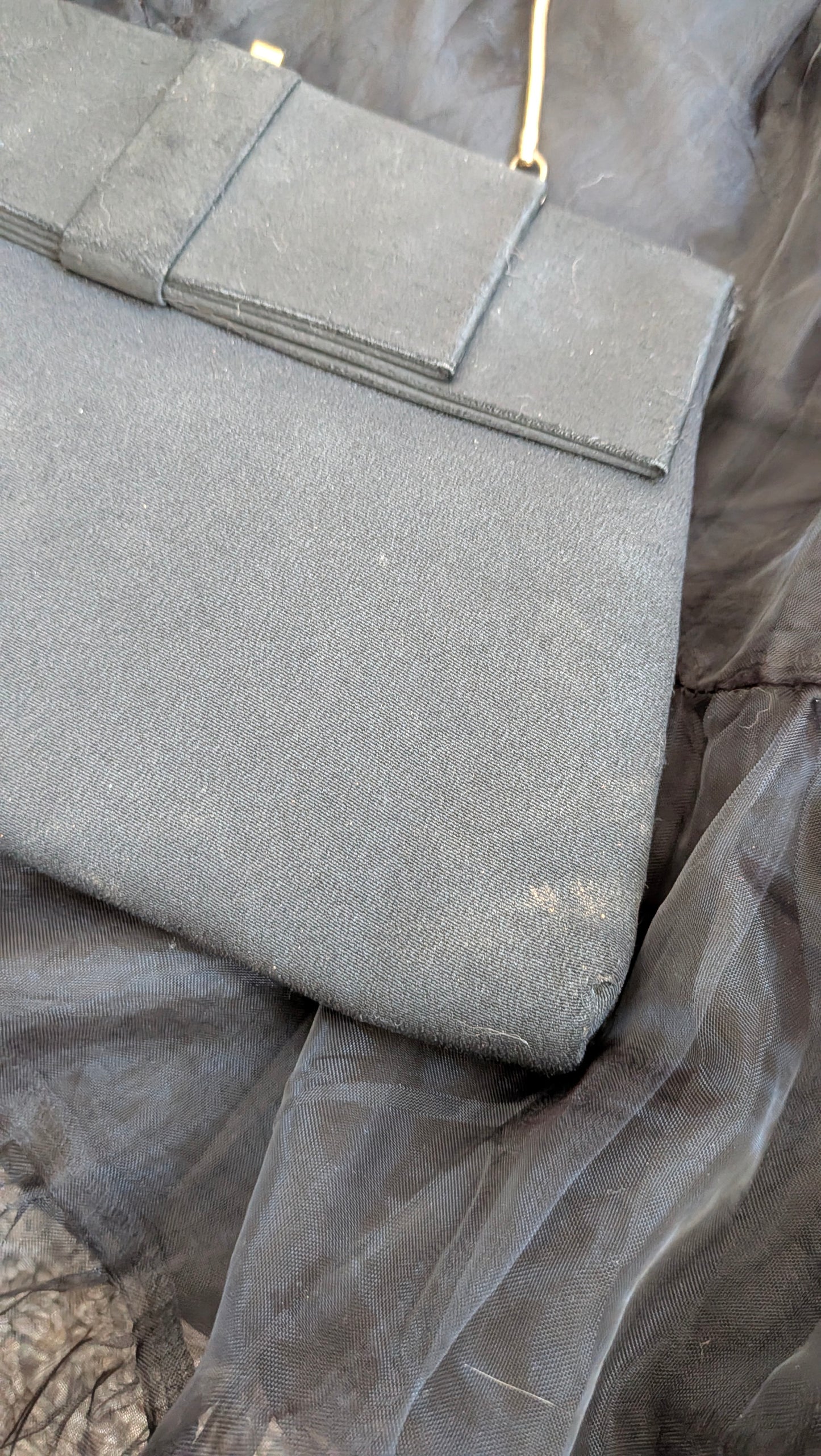 1960s black handbag