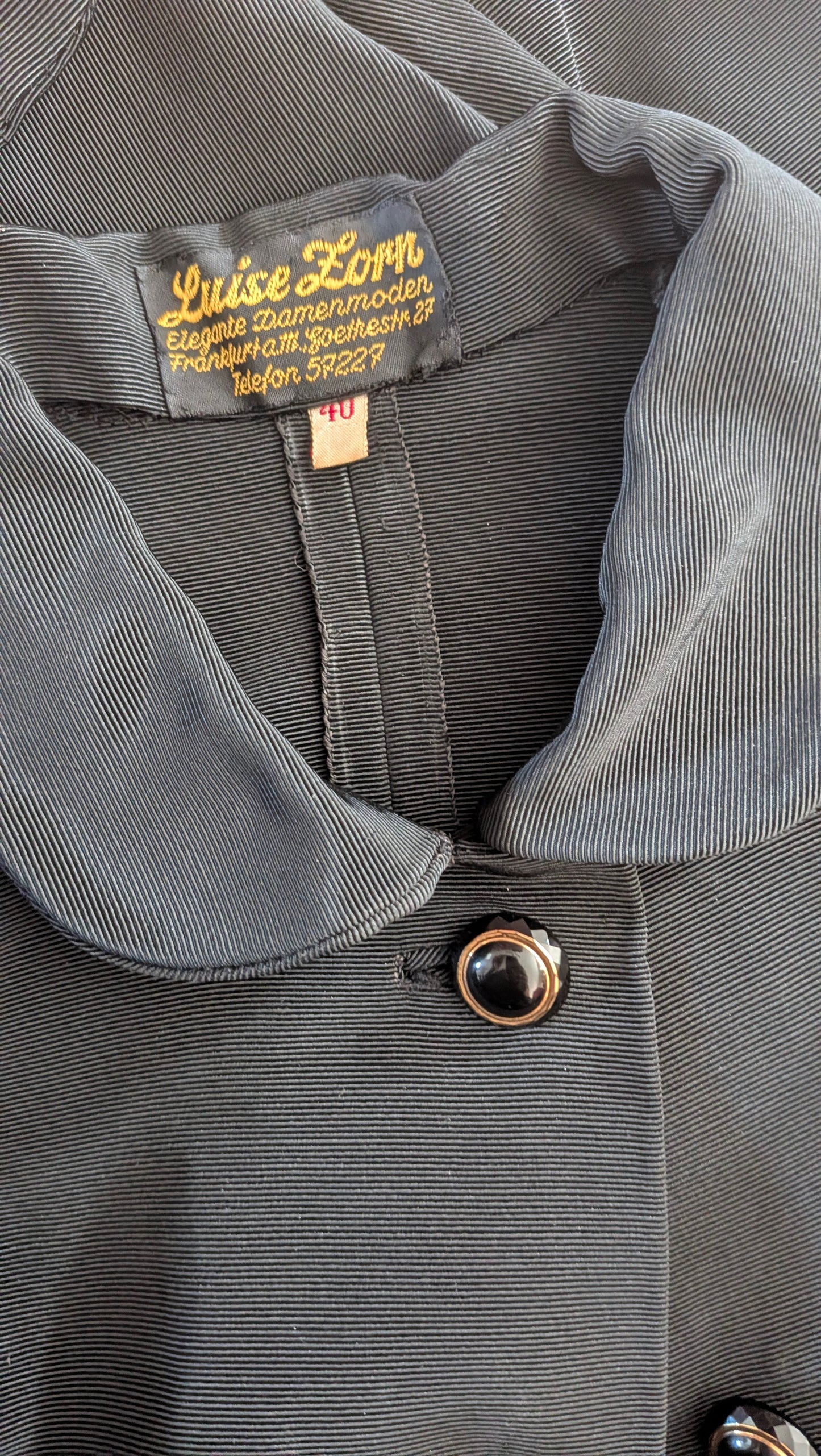 1940s luxury skirt suit