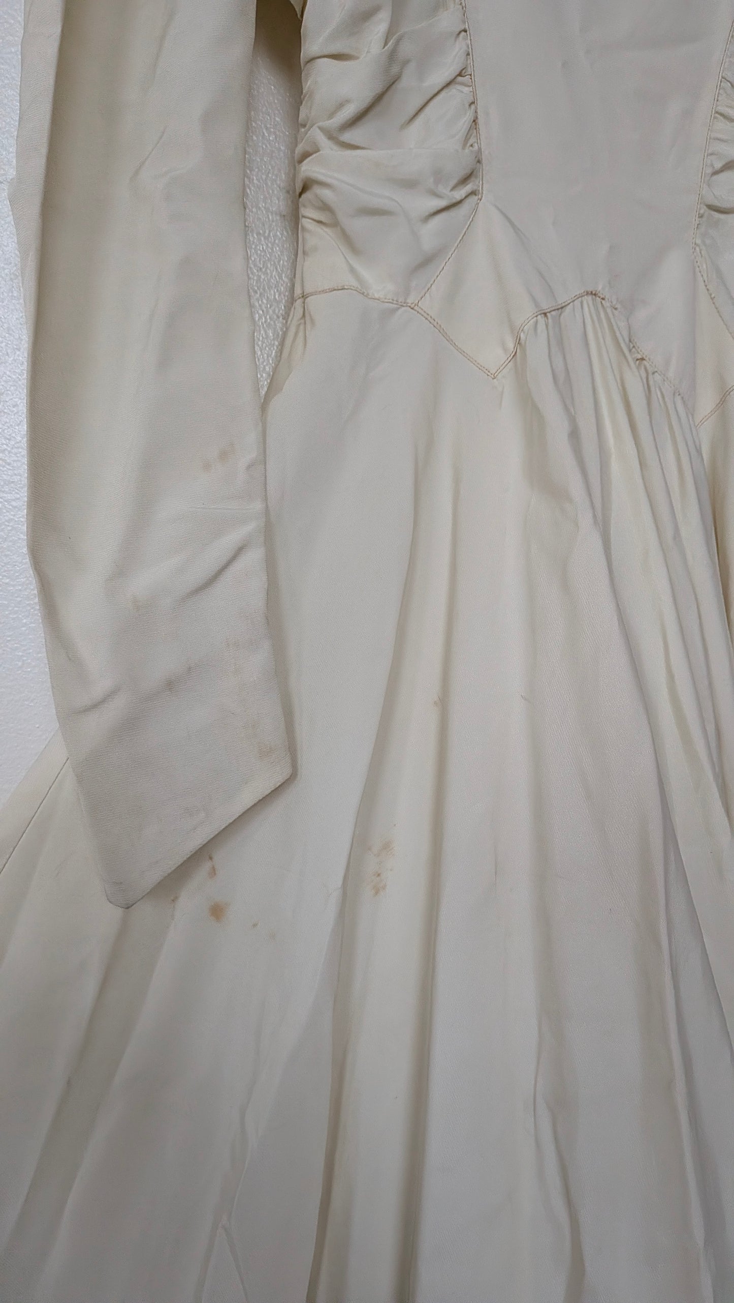 1930s wedding gown Dress Rad Bonnie's Vintage
