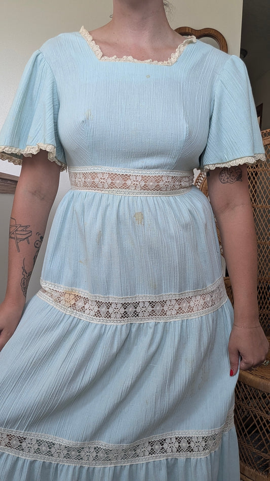 1970s cottage dress