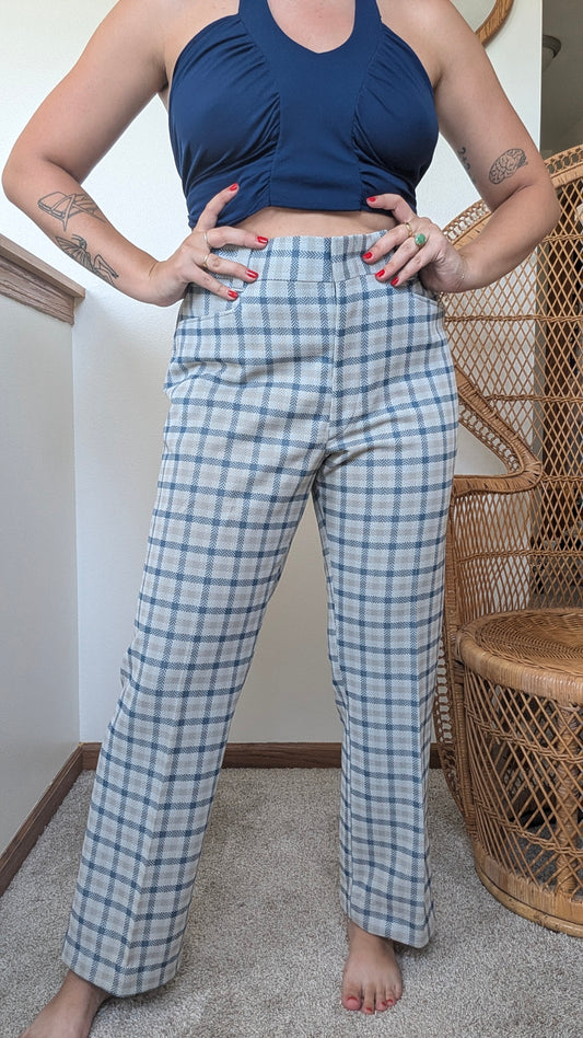 1970s plaid pants