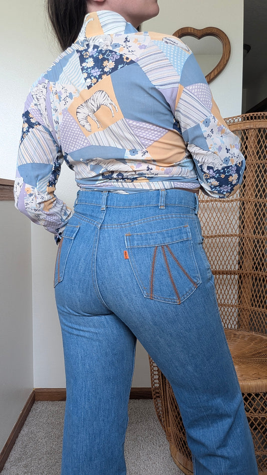 1970s funky shirt Shirt Rad Bonnie's Vintage