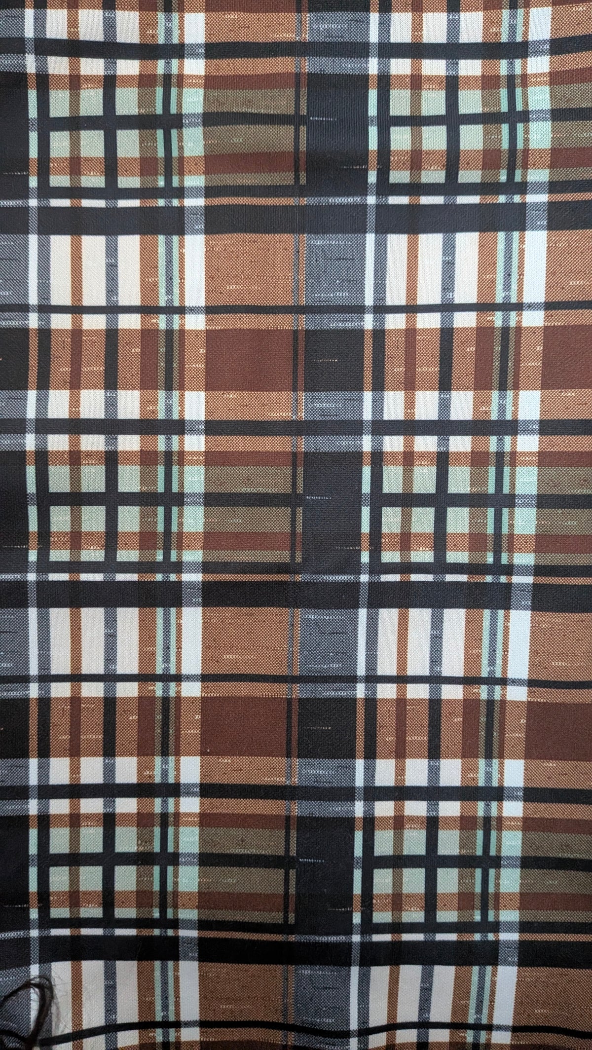 1970s plaid dress
