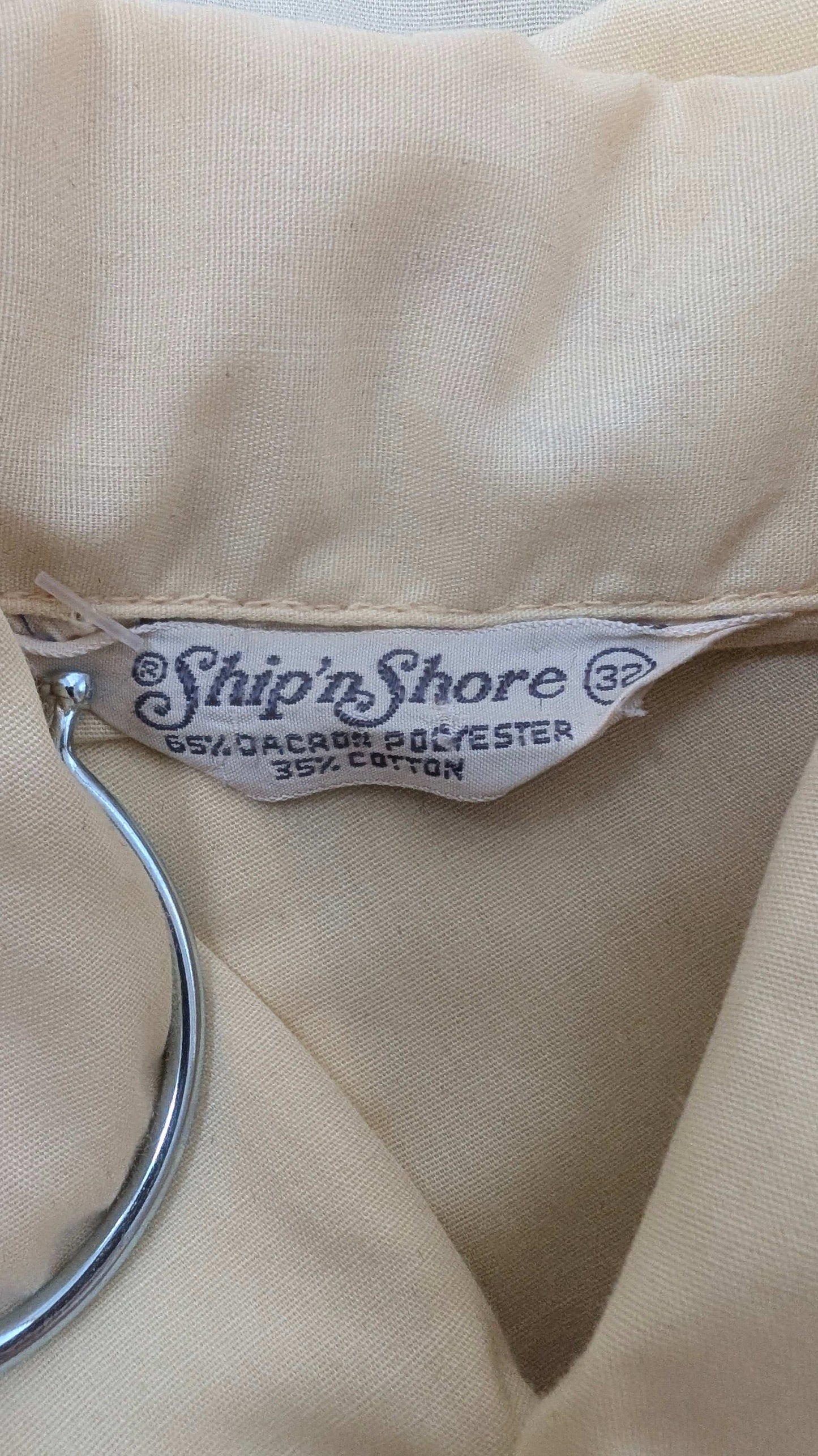 1950s yellow button up Top Rad Bonnie's Vintage