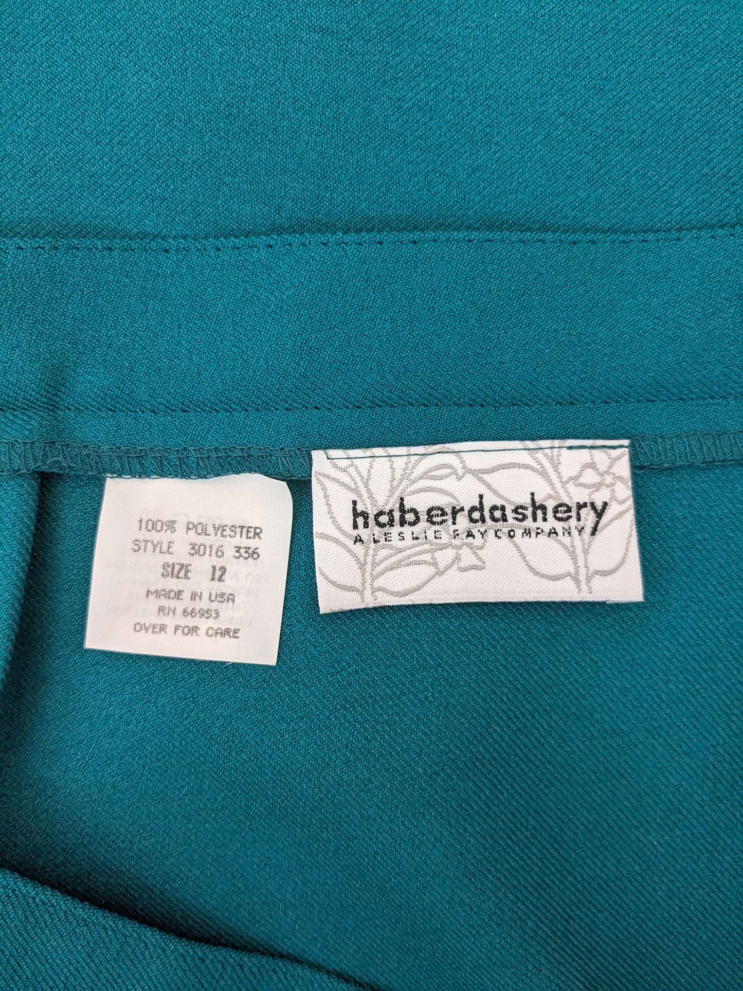 1980s teal skirt Skirt Rad Bonnie's Vintage
