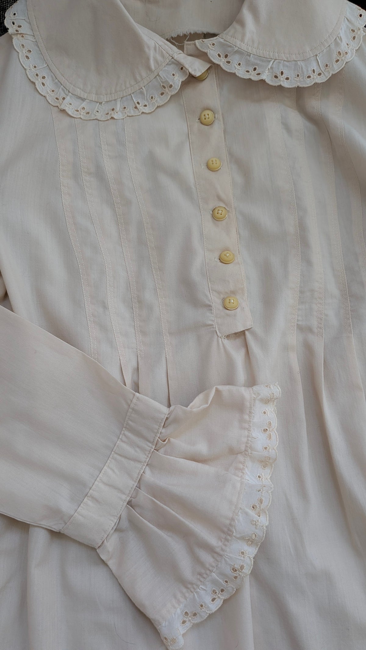 1970s lace blouse Top Rad Bonnie's Vintage