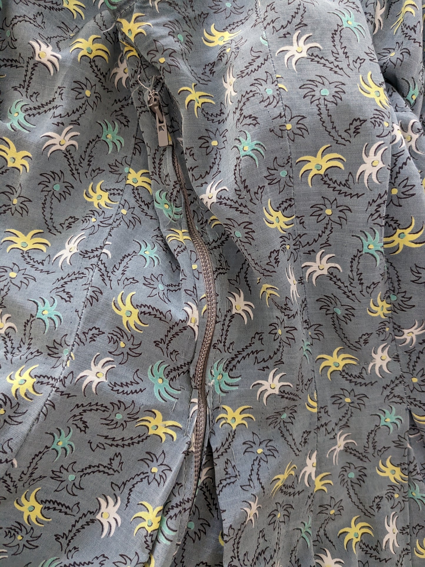 1940s/50s palm tree/firework dress Dress Rad Bonnie's Vintage