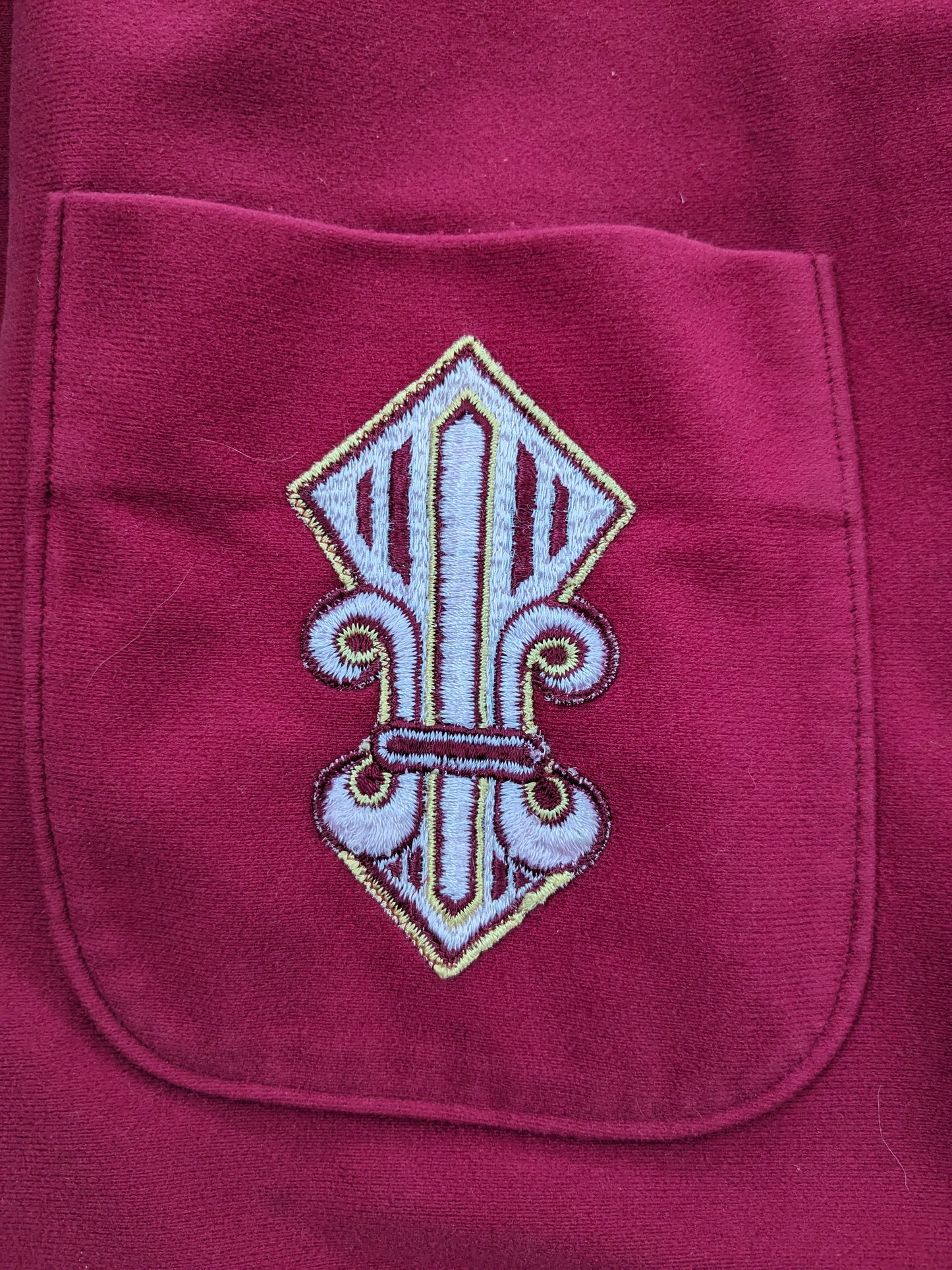 1960s fuchsia robe Robe Rad Bonnie's Vintage