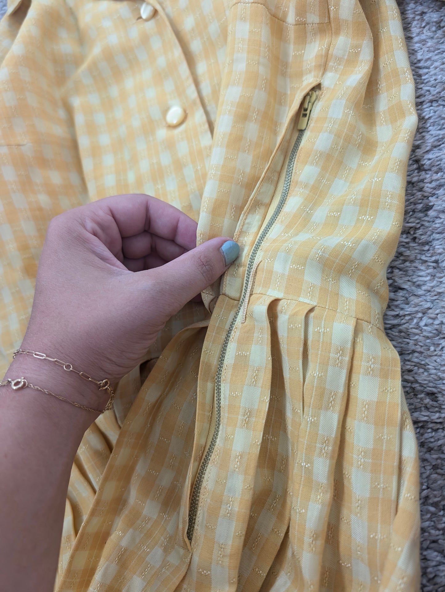 1950s gingham shirt dress Dress Rad Bonnie's Vintage