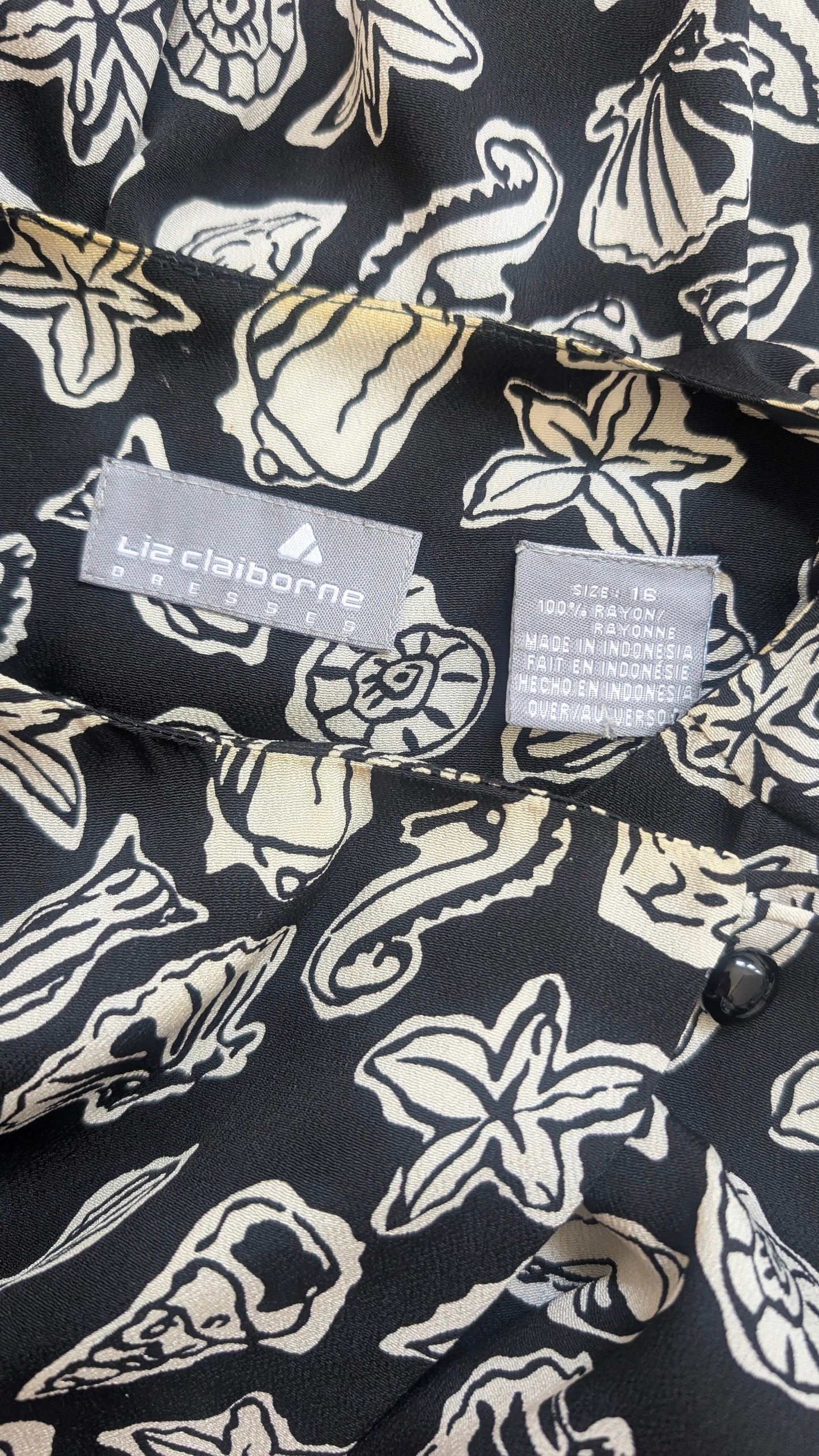 1990s tropical dress Dress Rad Bonnie's Vintage