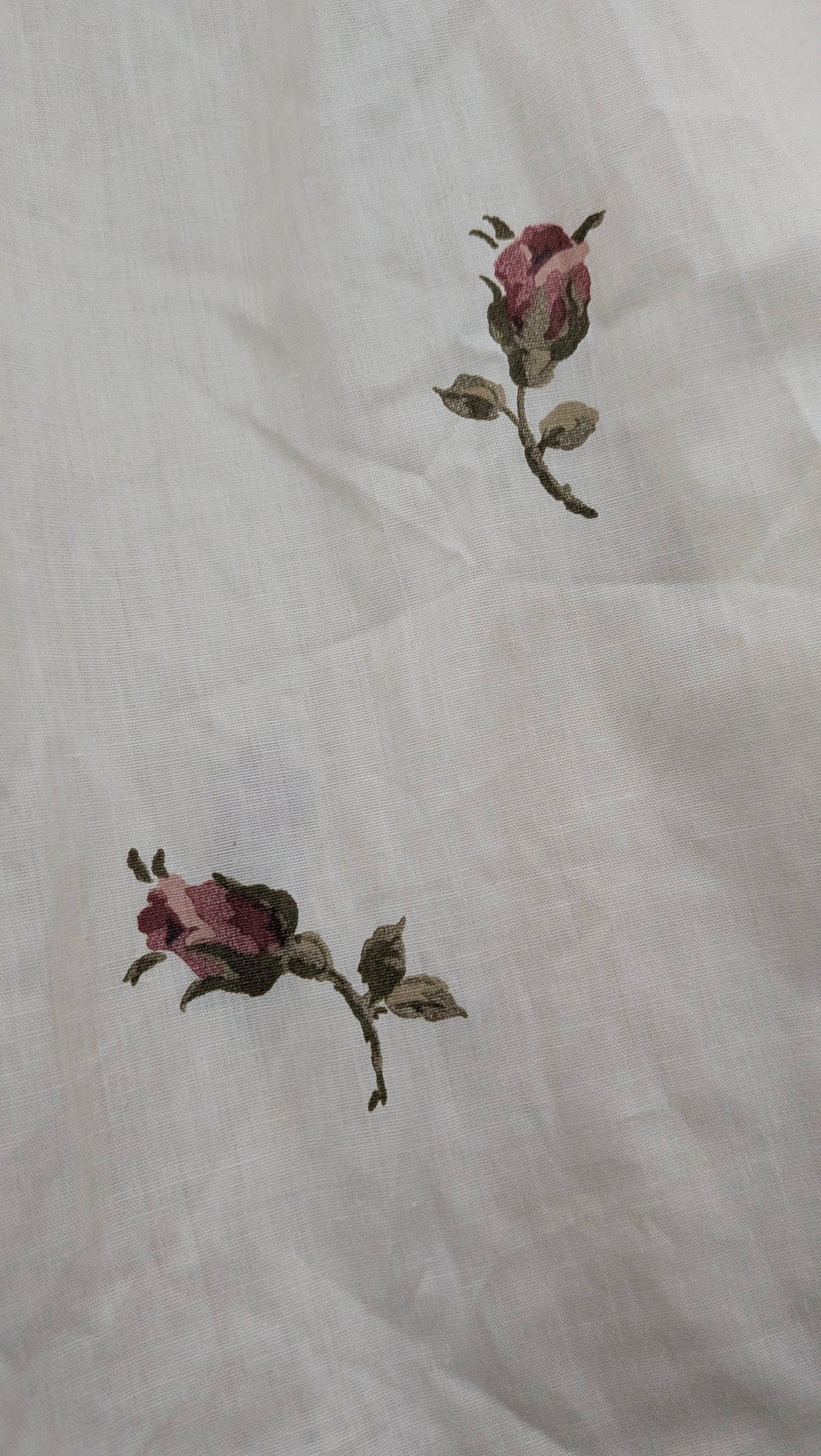 1970s rose button up blouse Rad Bonnie's Vintage