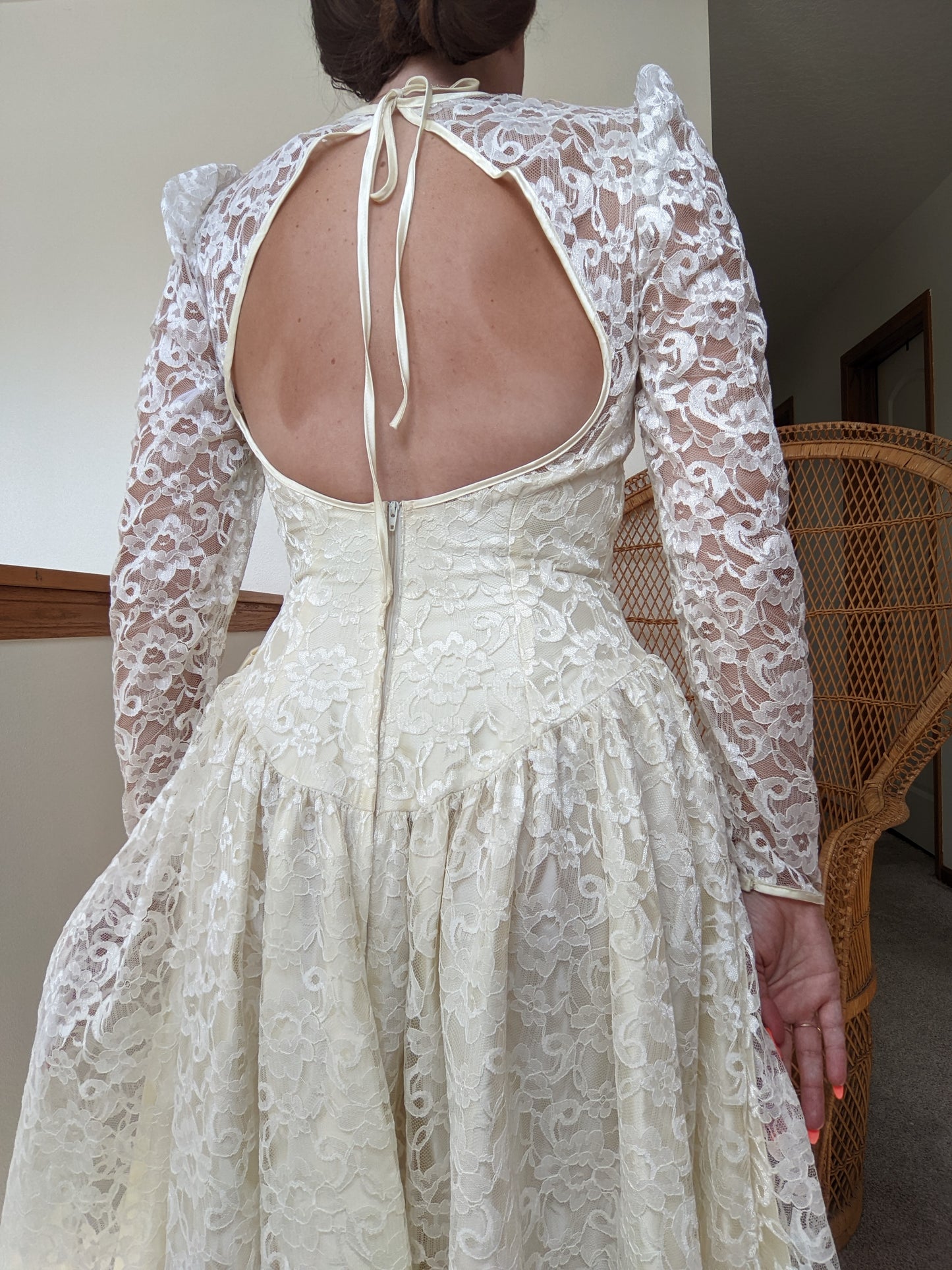 1980s Union-Made Wedding Dress