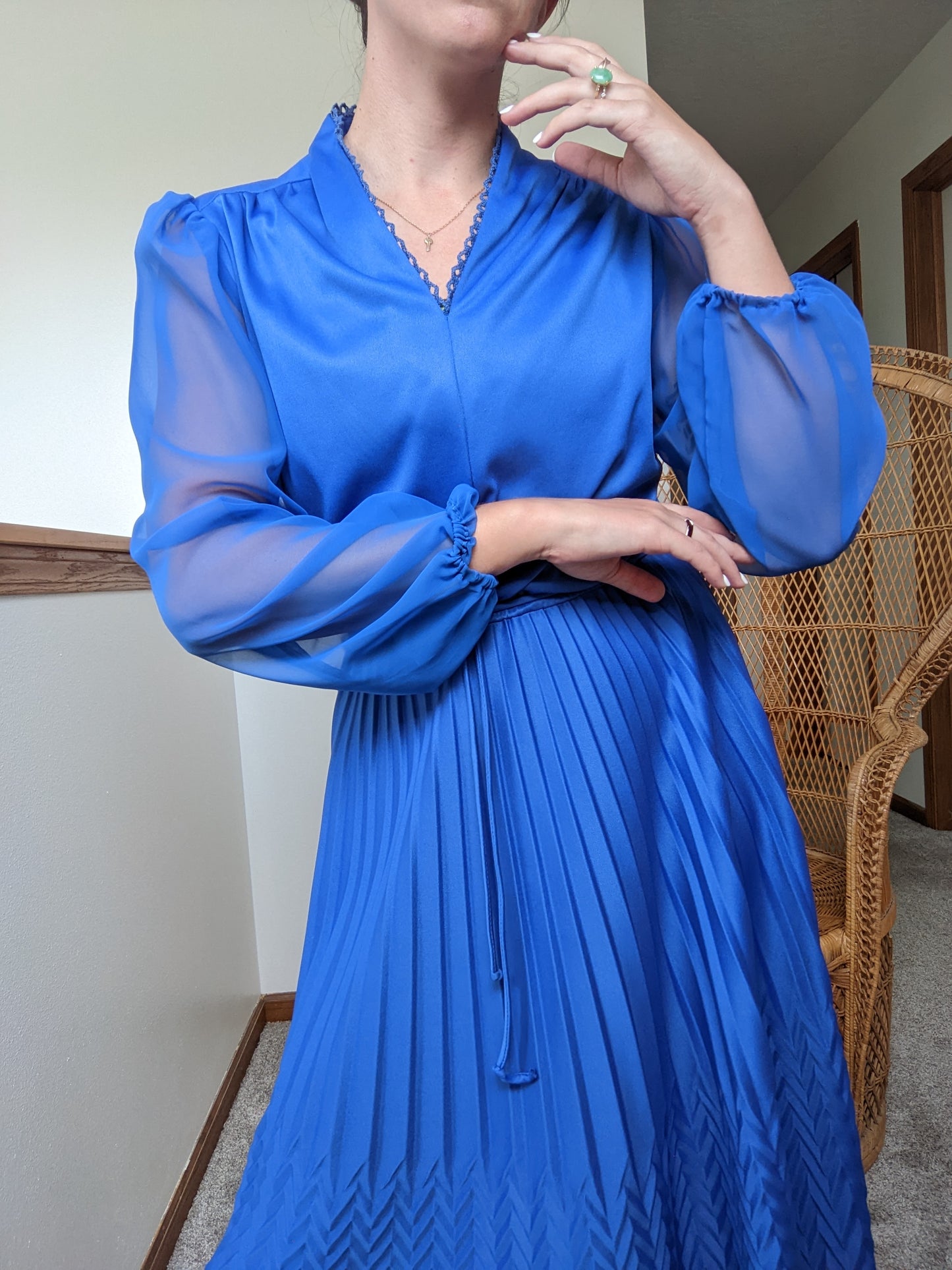 1970s Union-Made Secretary Dress