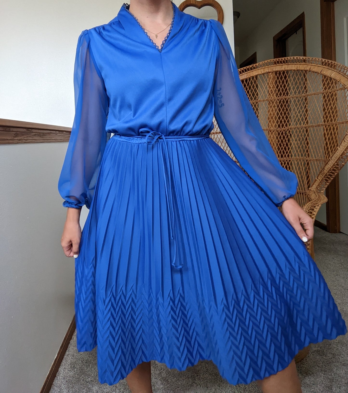 1970s Union-Made Secretary Dress