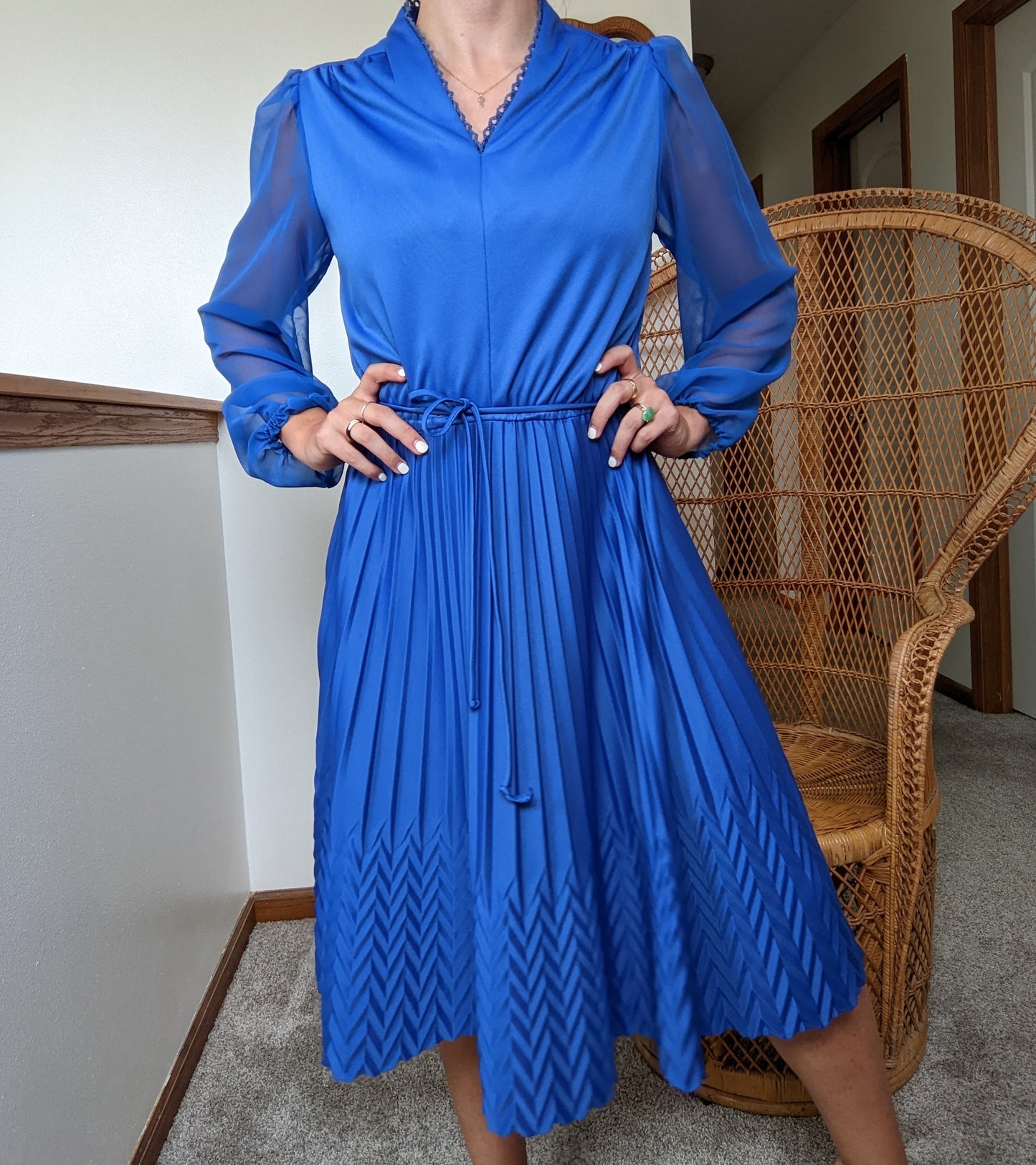 1970s Union-Made Secretary Dress