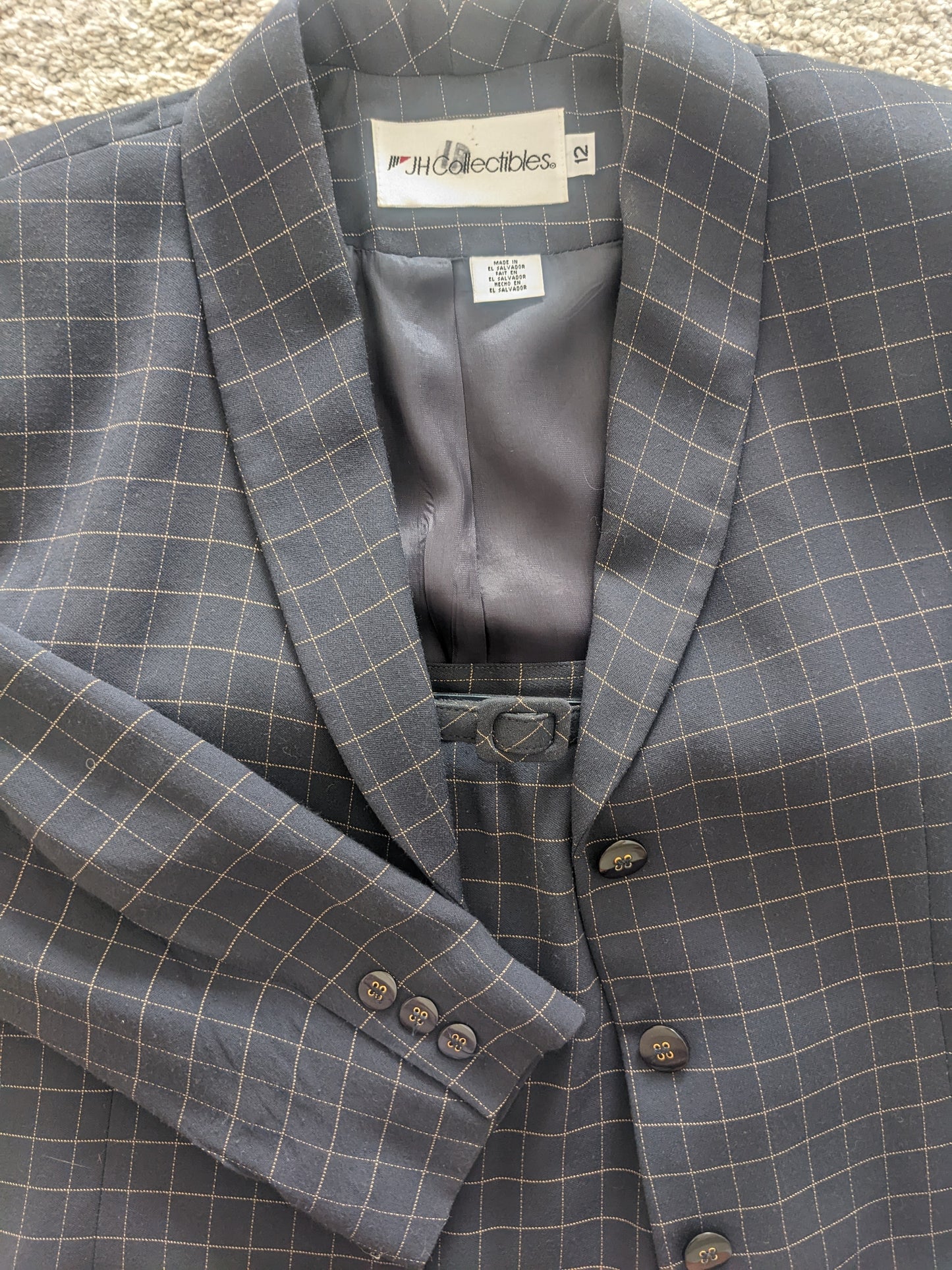 1990s Three Piece Suit Set Rad Bonnie's Vintage