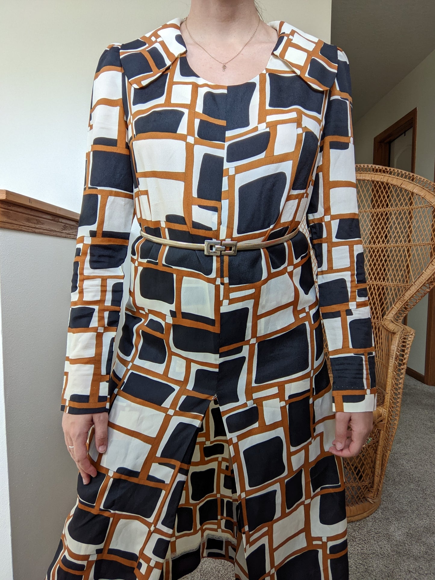 1960s Groovy Tunic and Pant Set Set Rad Bonnie's Vintage