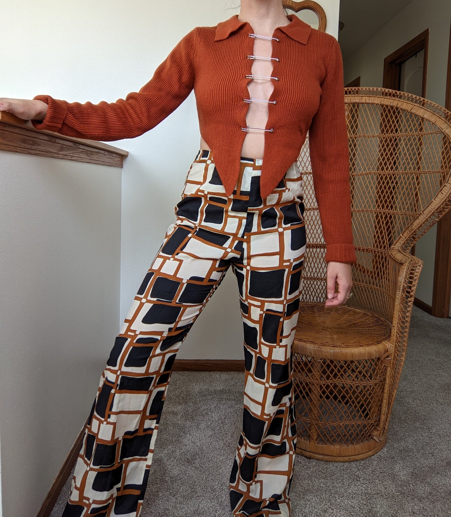 1960s Groovy Tunic and Pant Set Set Rad Bonnie's Vintage