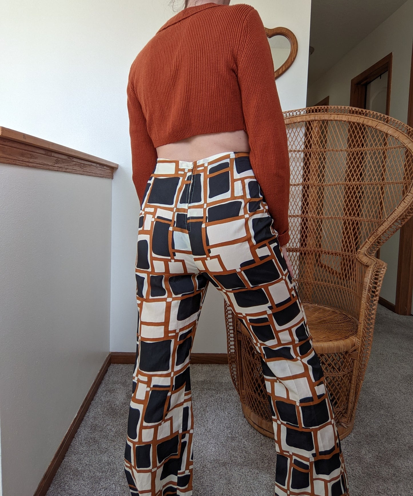 1960s Groovy Tunic and Pant Set Set Rad Bonnie's Vintage