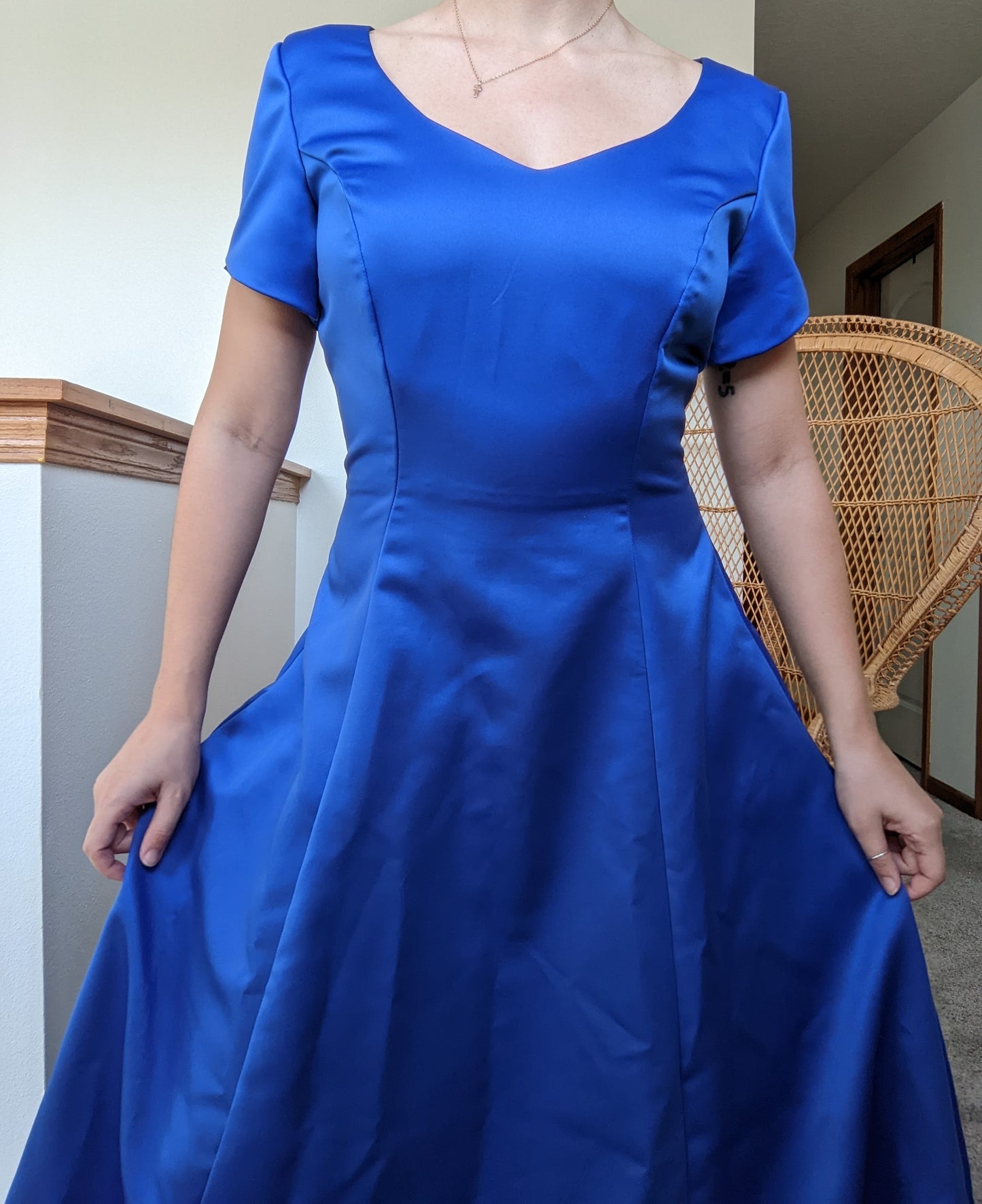 1980s Union Made Formal Dress