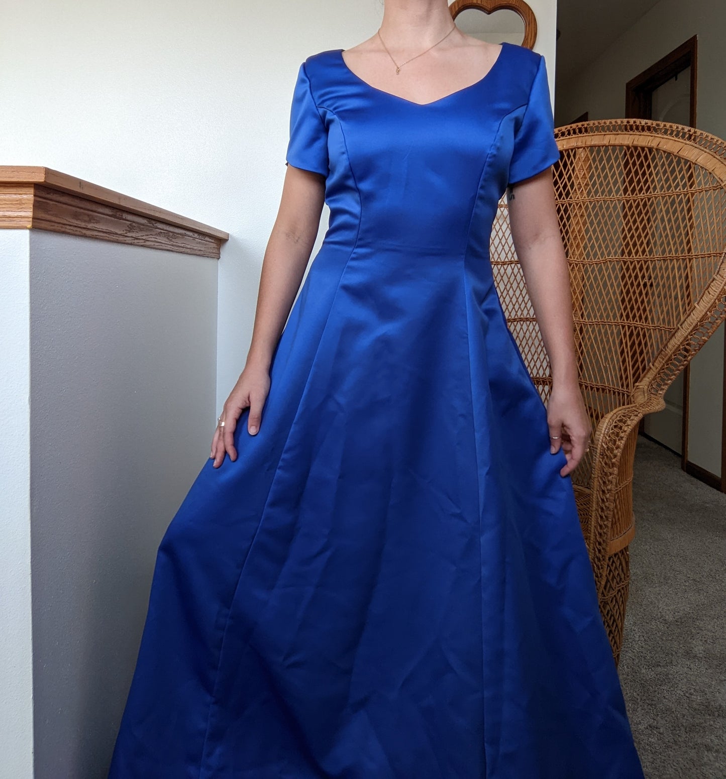 1980s Union Made Formal Dress