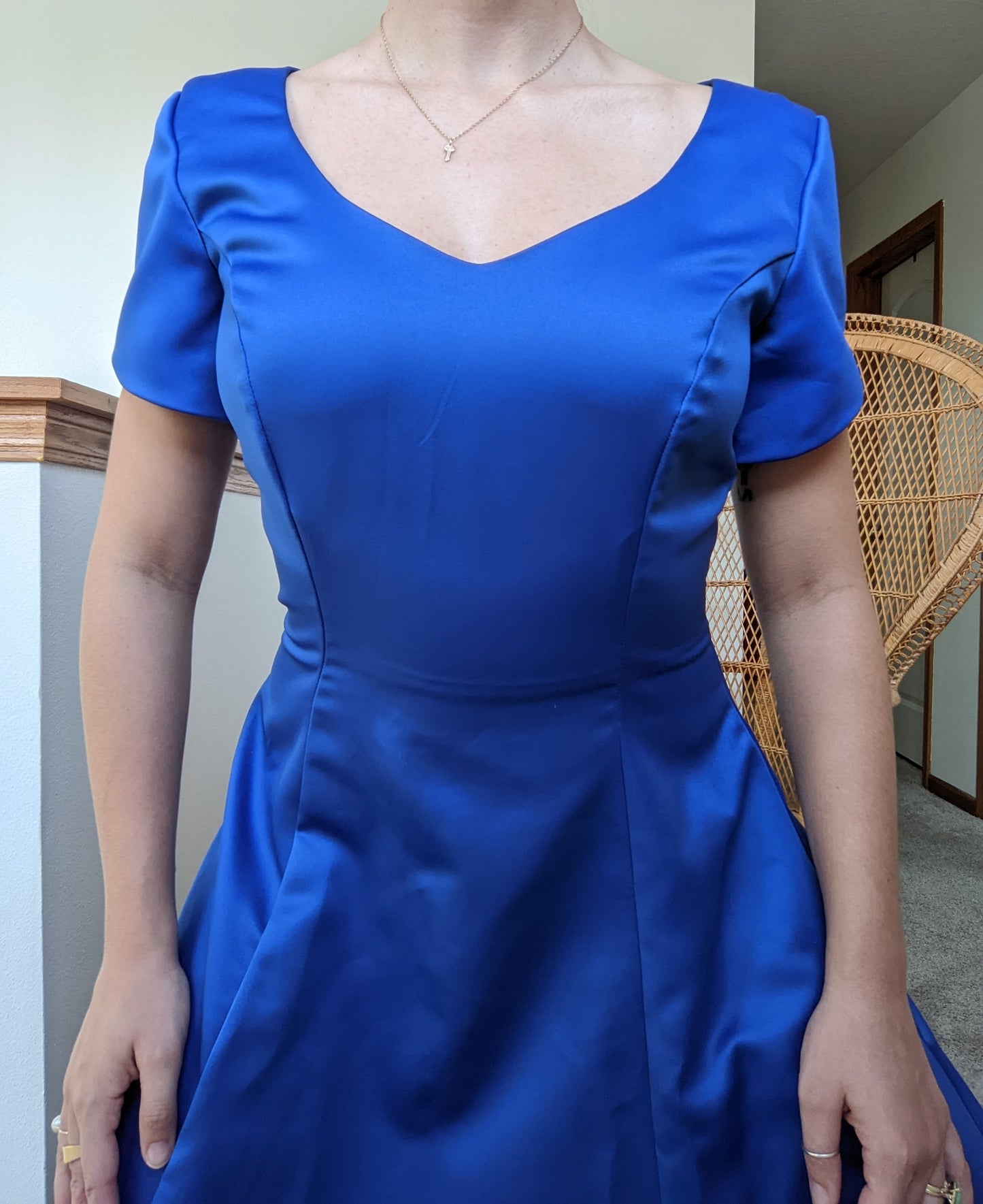 1980s Union Made Formal Dress
