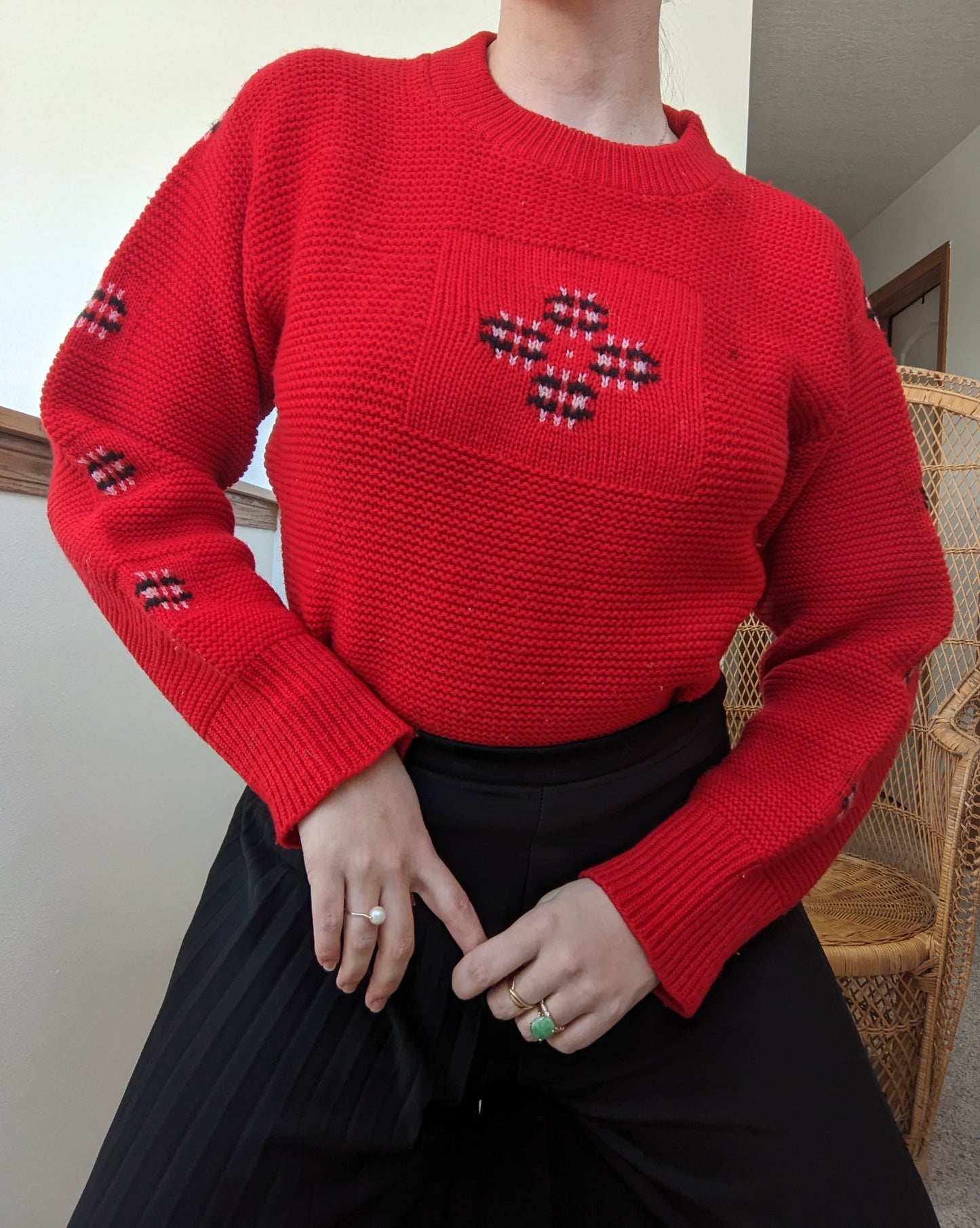 1940s Virgin Wool Sweater Rad Bonnie's Vintage