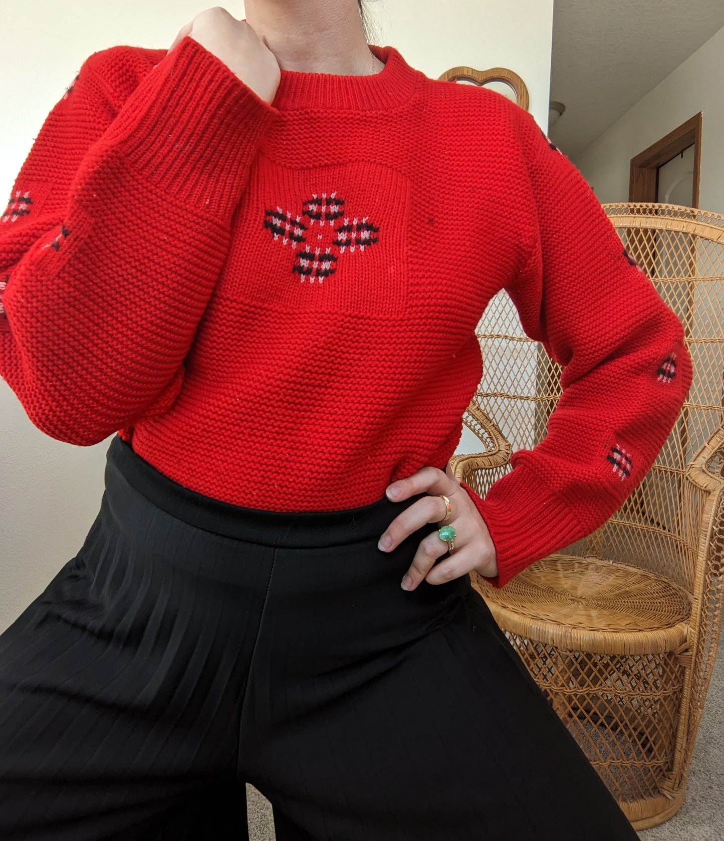 1940s Virgin Wool Sweater Rad Bonnie's Vintage
