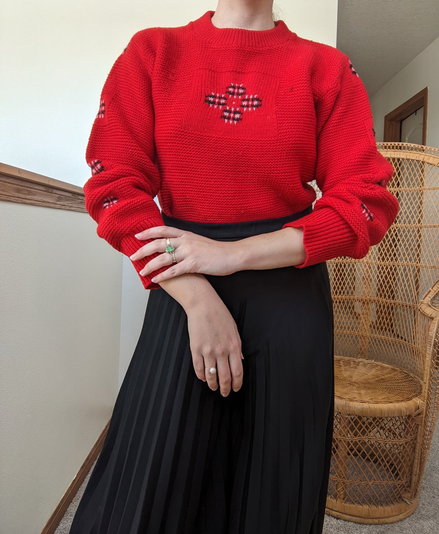1940s Virgin Wool Sweater Rad Bonnie's Vintage