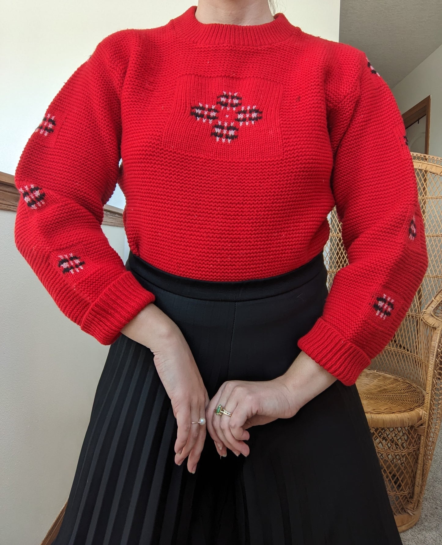 1940s Virgin Wool Sweater Rad Bonnie's Vintage