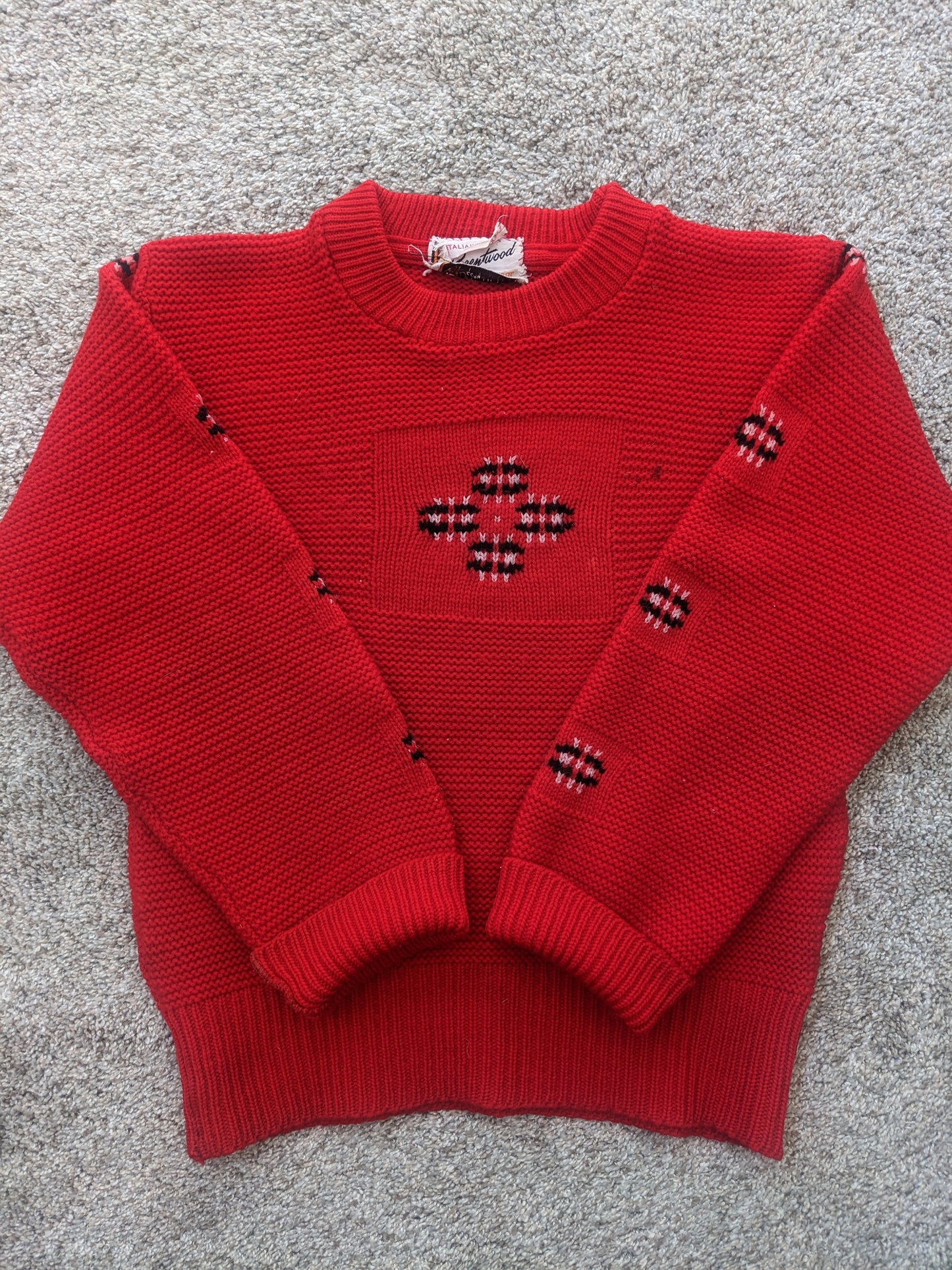 1940s Virgin Wool Sweater Rad Bonnie's Vintage