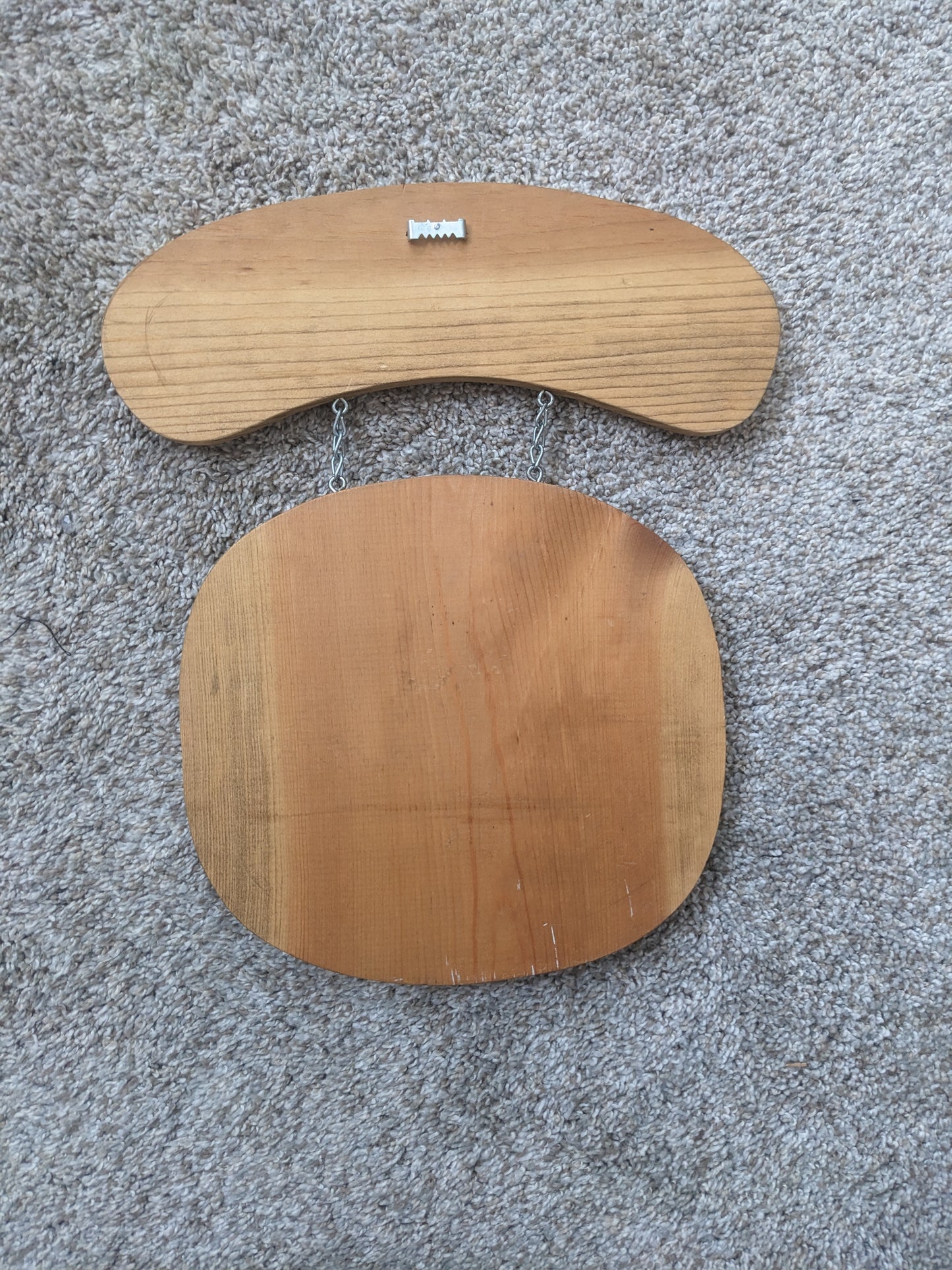 1980s wooden kitchen wall decor Rad Bonnie's Vintage
