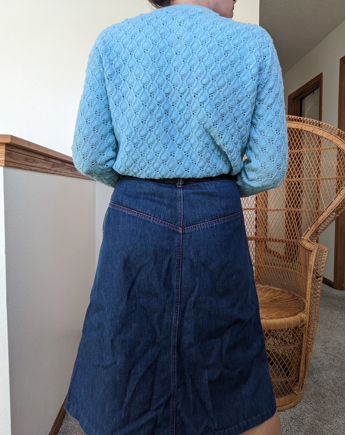 1940s 100% Orlon Acrylic Cardigan Rad Bonnie's Vintage