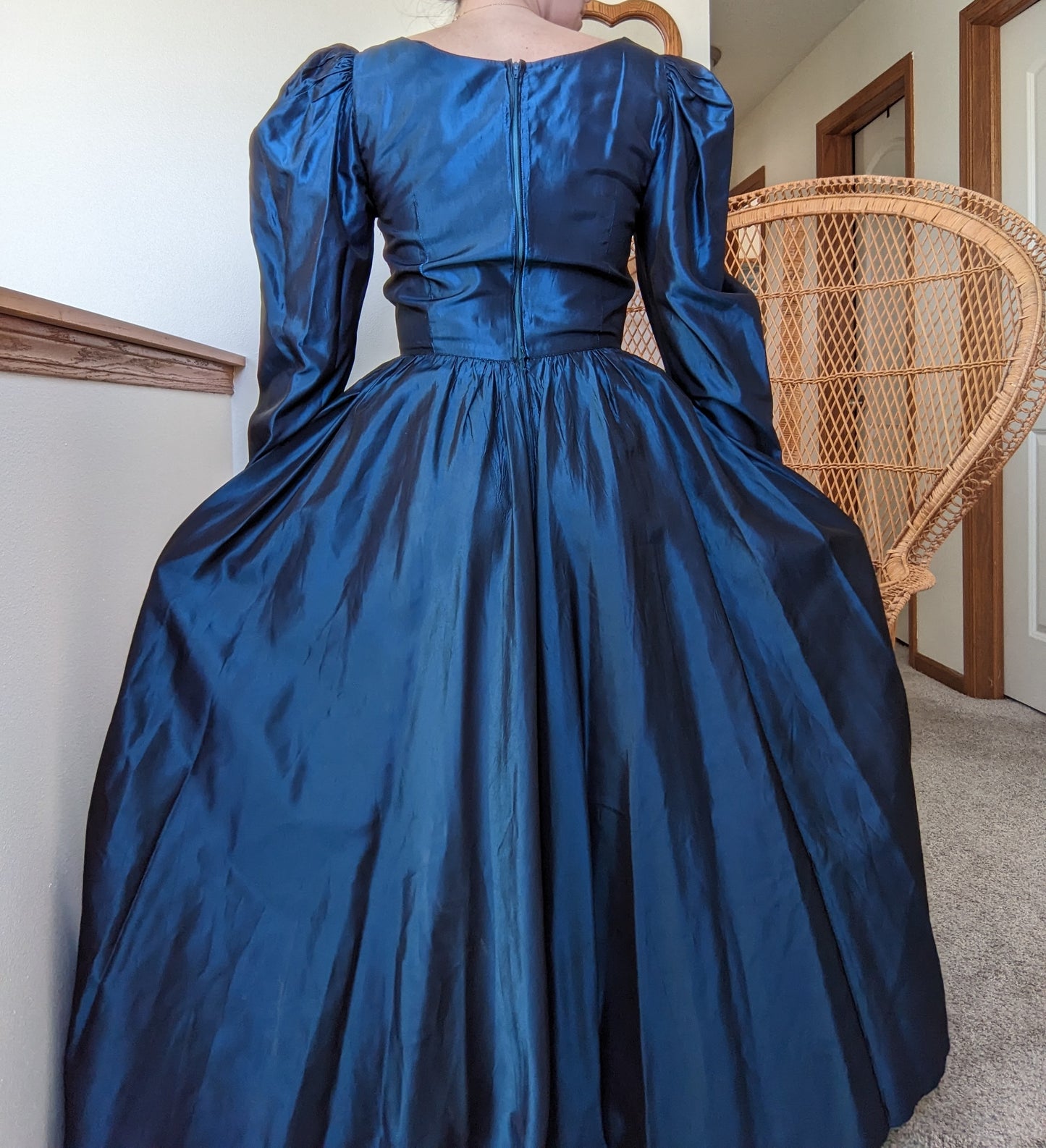 Homemade Iridescent Reanaissance Style Gown Rad Bonnie's Vintage