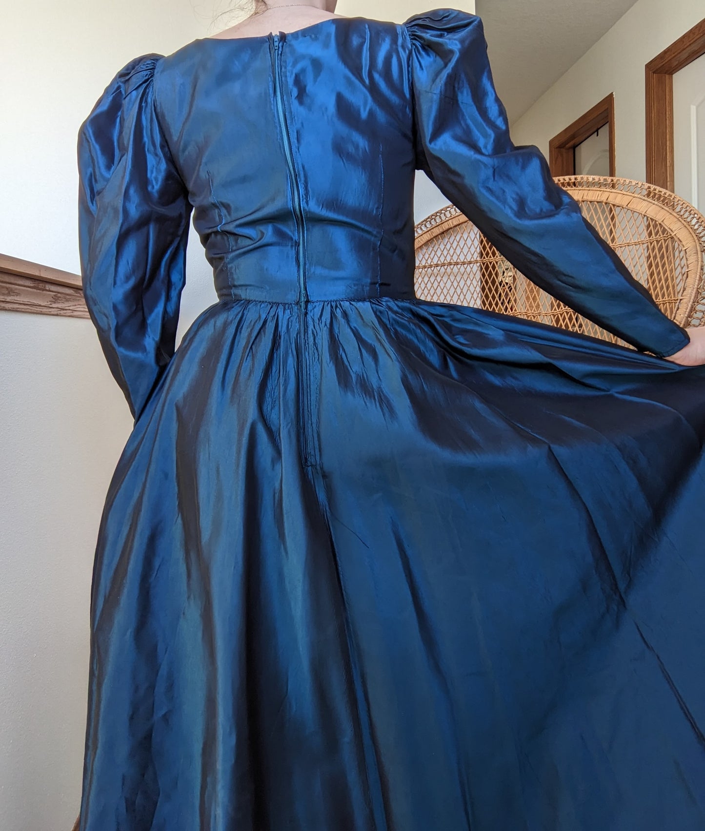 Homemade Iridescent Reanaissance Style Gown Rad Bonnie's Vintage