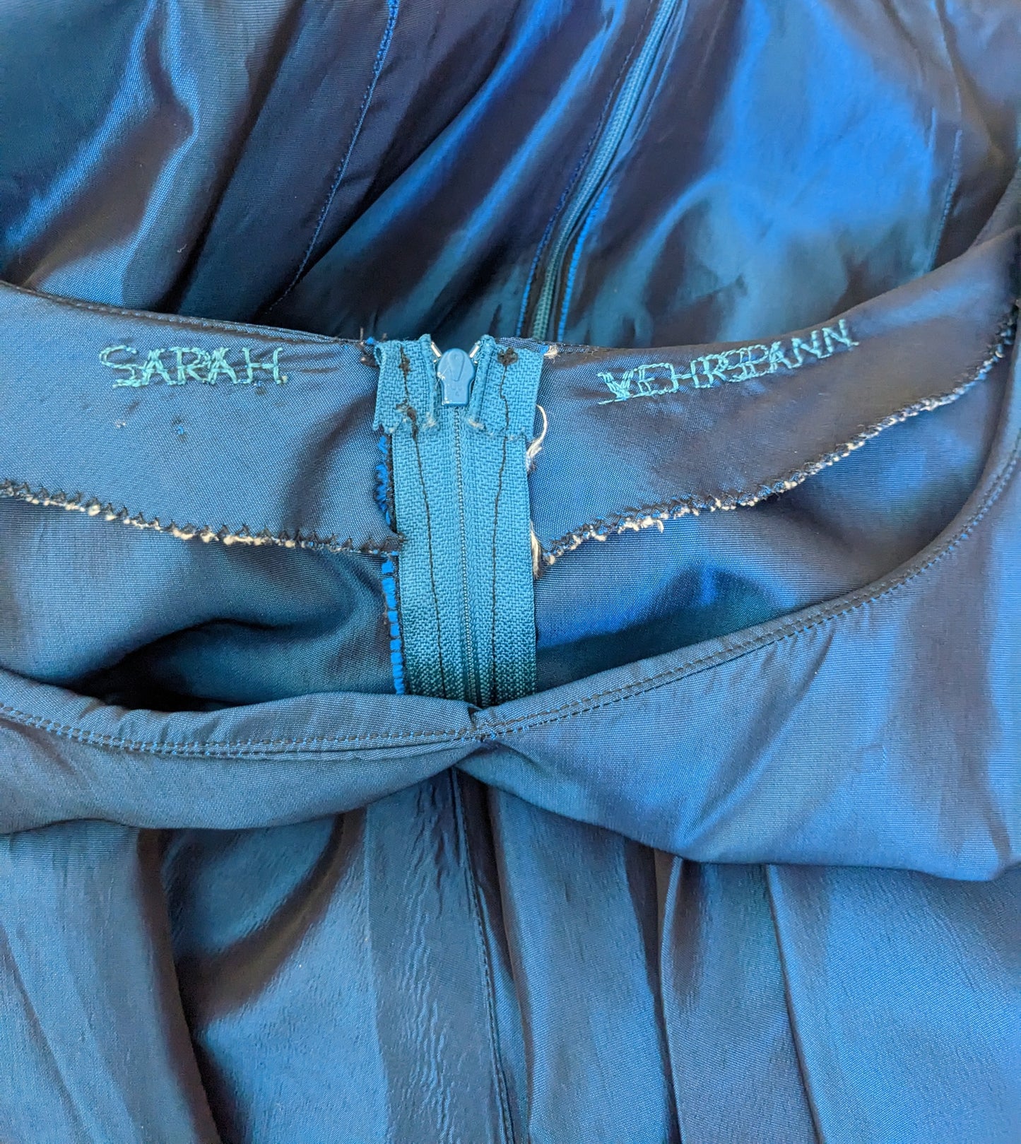 Homemade Iridescent Reanaissance Style Gown Rad Bonnie's Vintage