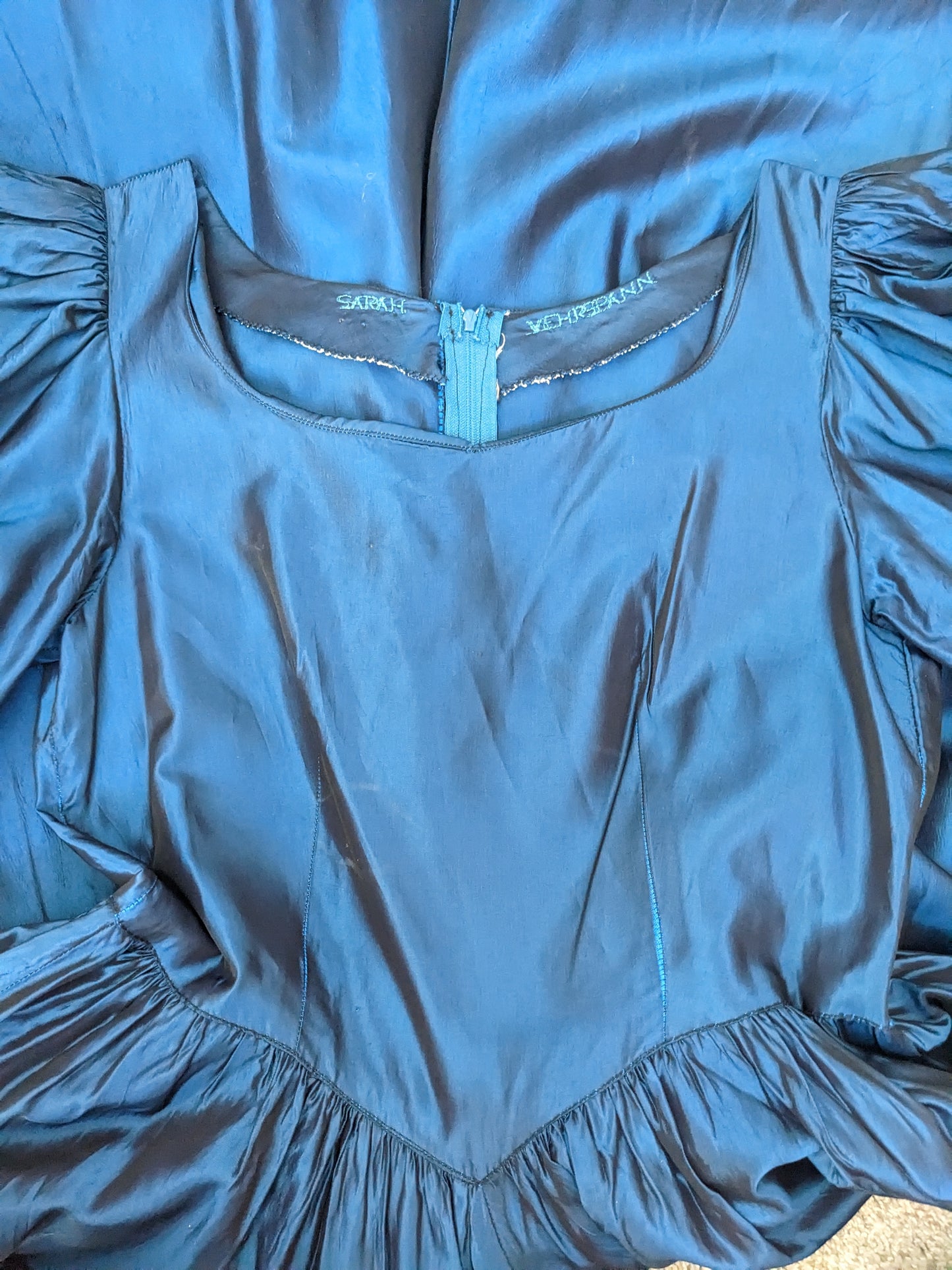 Homemade Iridescent Reanaissance Style Gown Rad Bonnie's Vintage