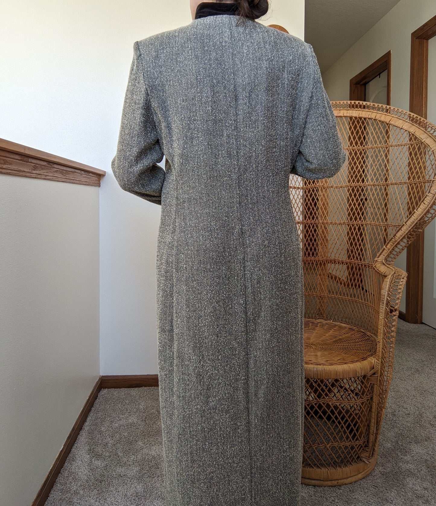 1990s herringbone dress