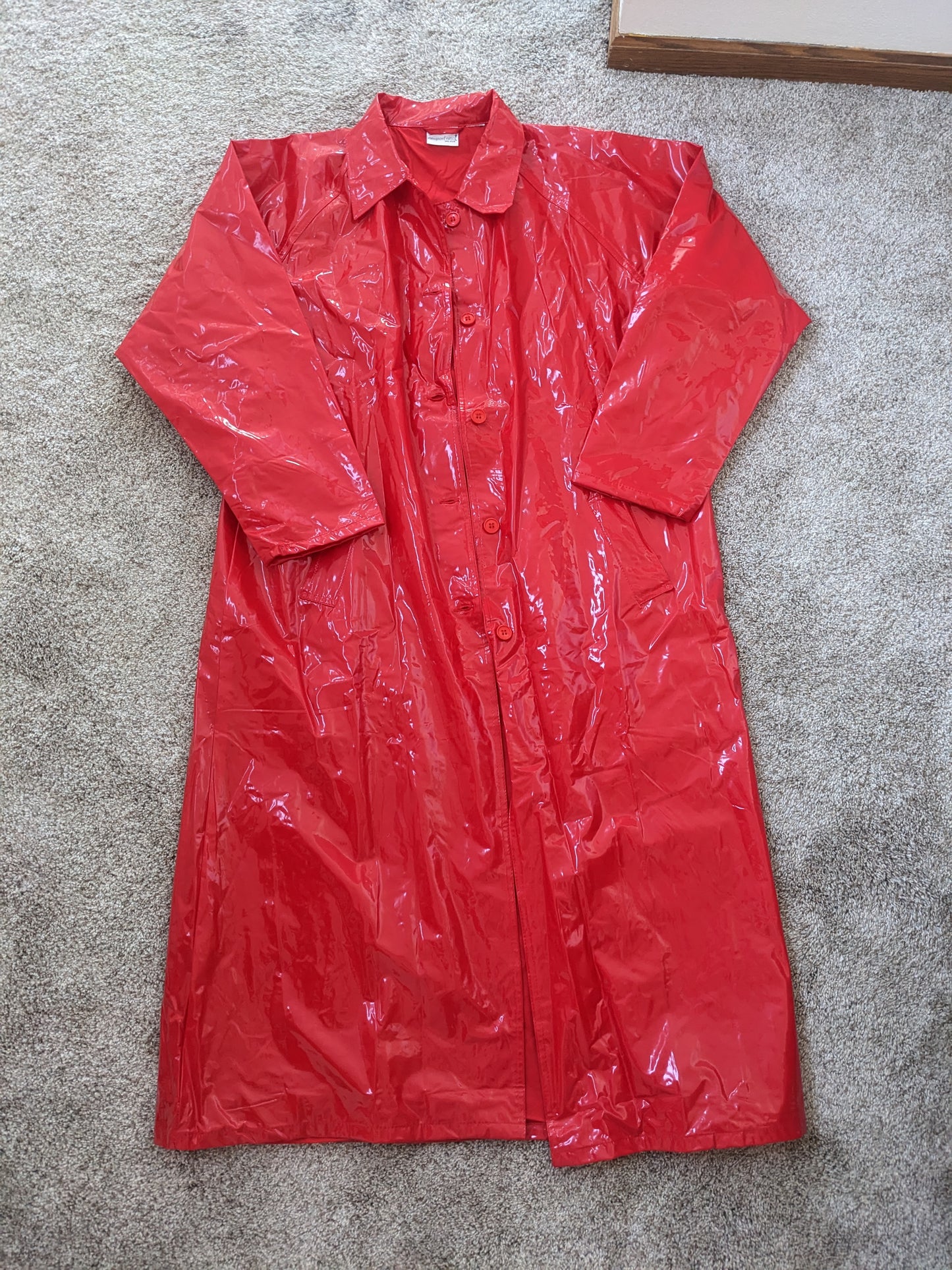 1990s vinyl raincoat & bucket hat Jacket Rad Bonnie's Vintage