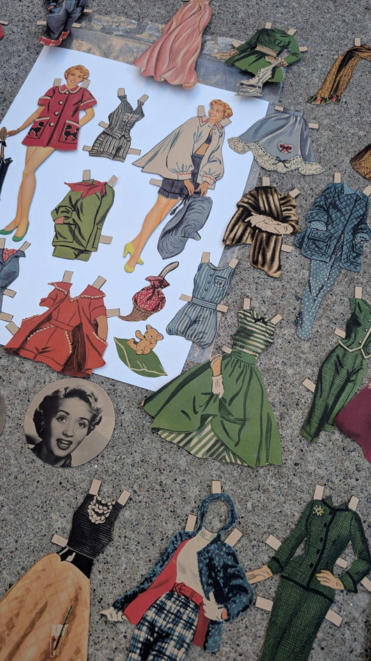 Vintage Jane Powell paper doll set paper dolls Rad Bonnie's Vintage