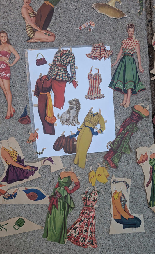 Vintage Gale Storm paper doll set paper dolls Rad Bonnie's Vintage