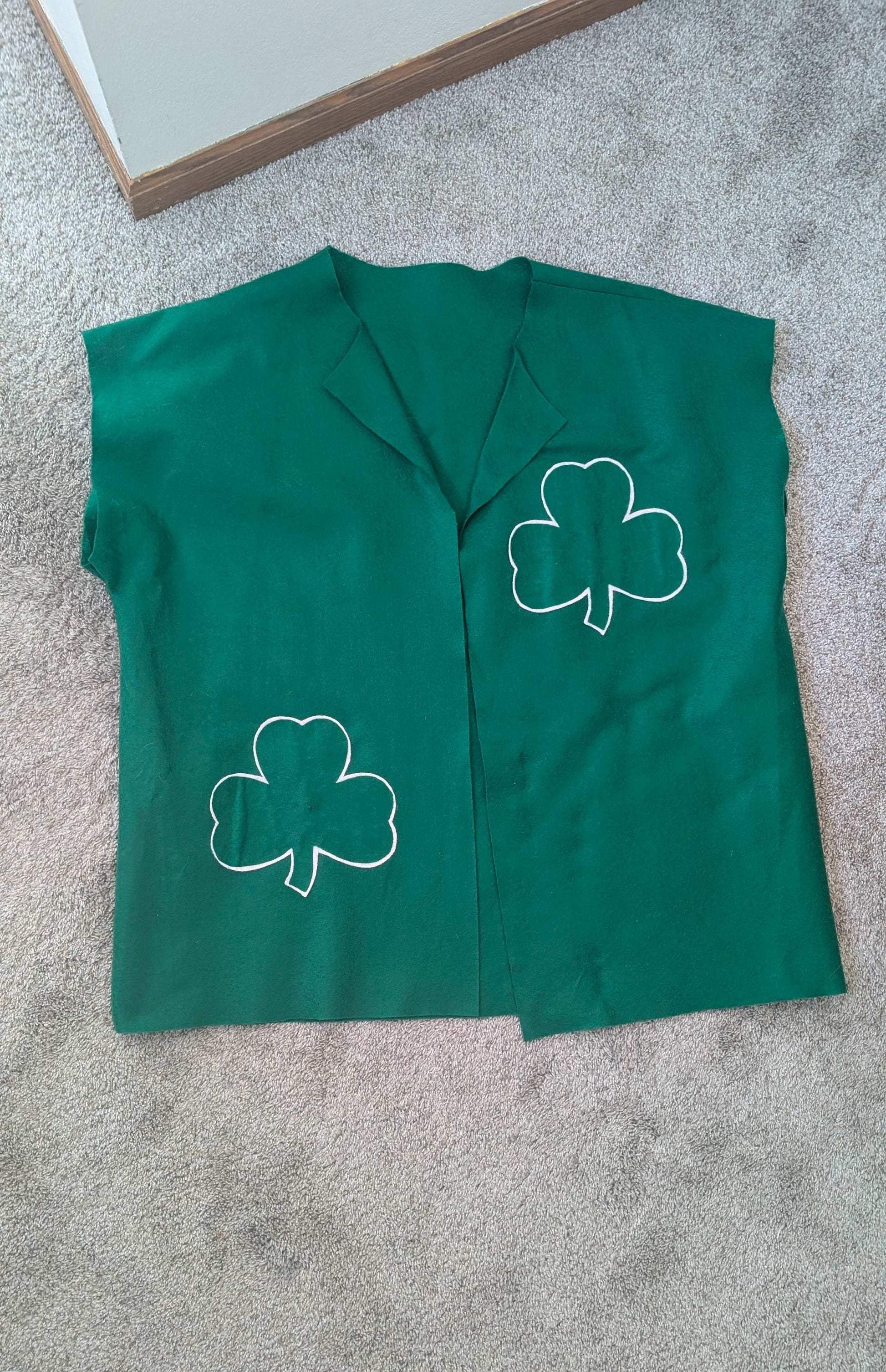 Vintage St. Patrick's Day vest Vest Rad Bonnie's Vintage