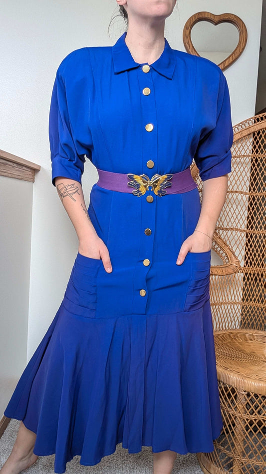 1980s does 40s dress Dress Rad Bonnie's Vintage