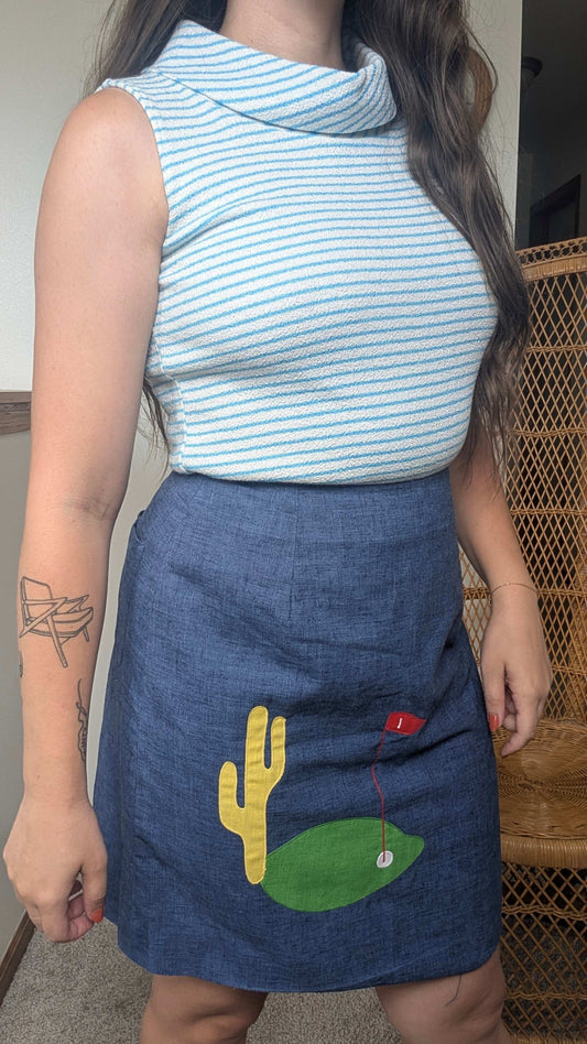 1960s stripe top Top Rad Bonnie's Vintage