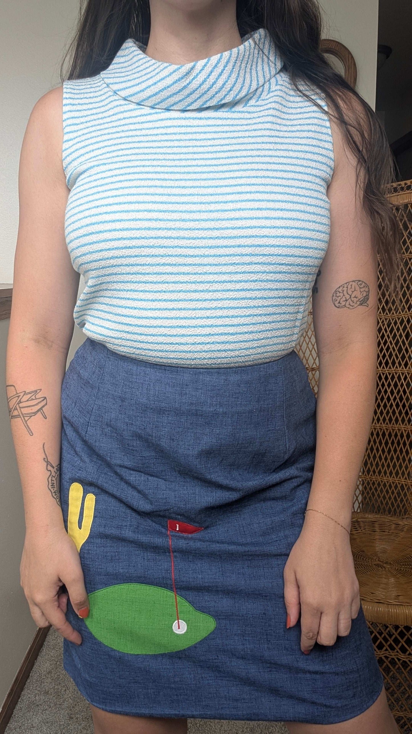 1960s stripe top Top Rad Bonnie's Vintage