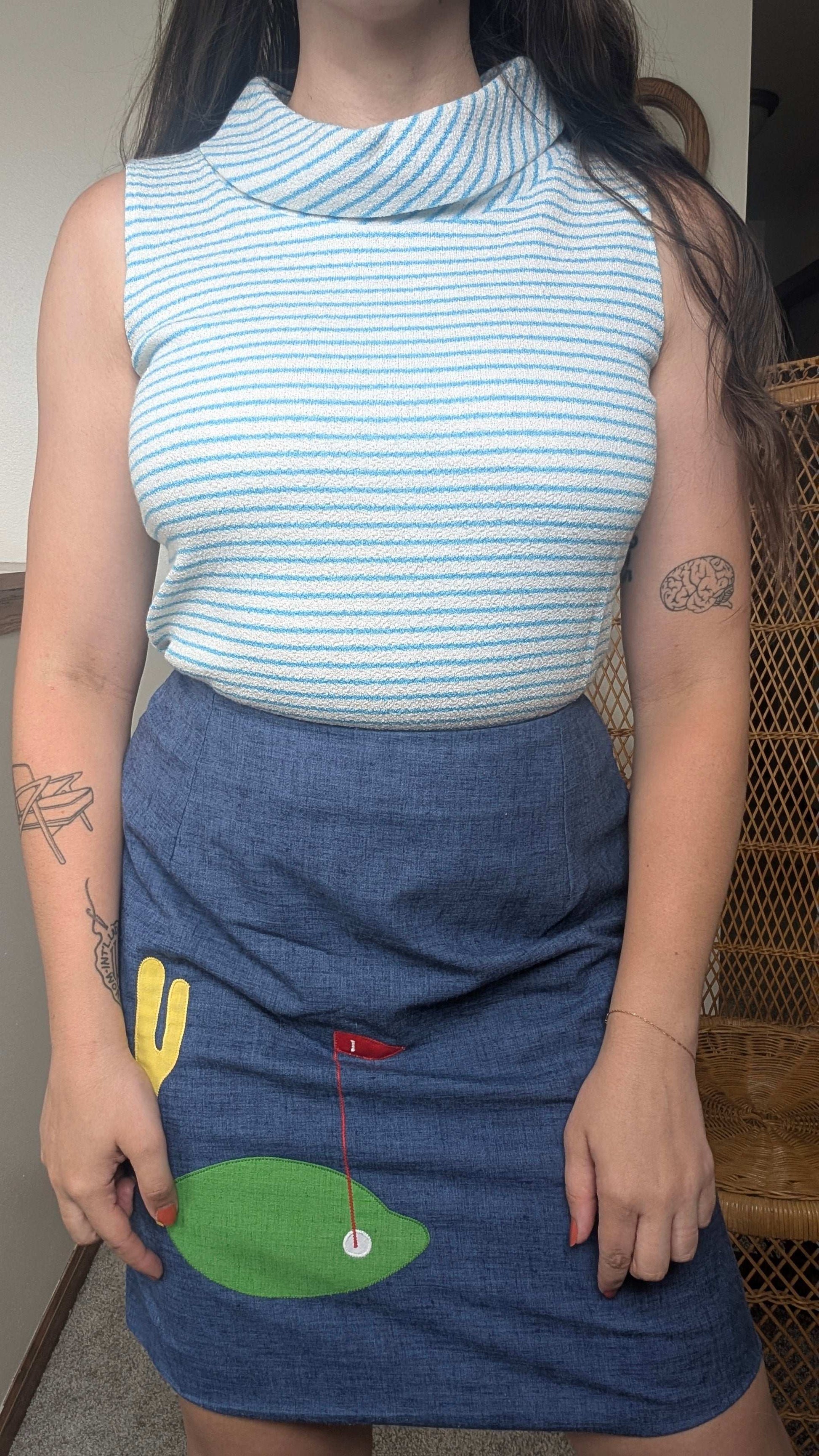 1960s stripe top Top Rad Bonnie's Vintage
