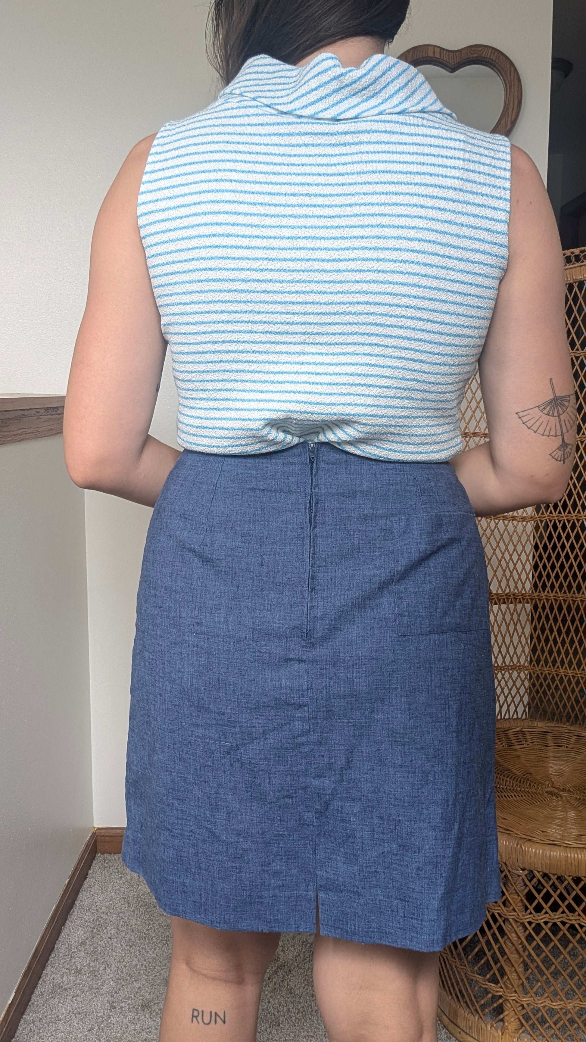1960s stripe top Top Rad Bonnie's Vintage